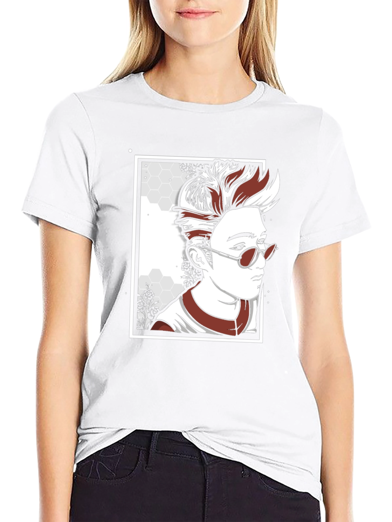 Cool Graphic T-Shirt with Illustrated Man