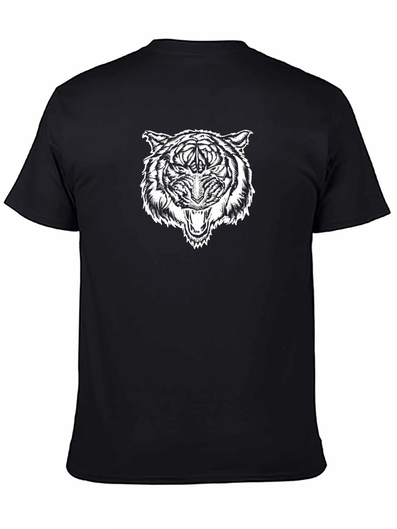 Black Tiger Graphic Tee - Bold Style