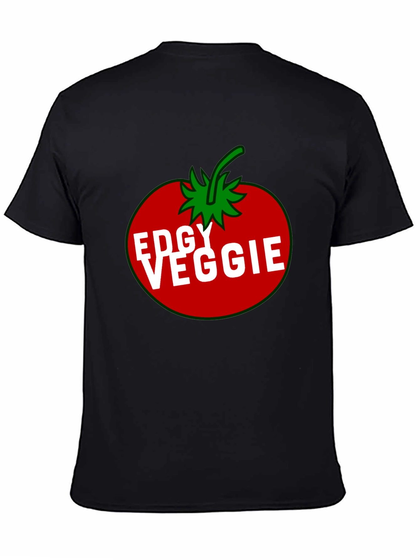 Edgy Veggie Tomato Graphic T-Shirt
