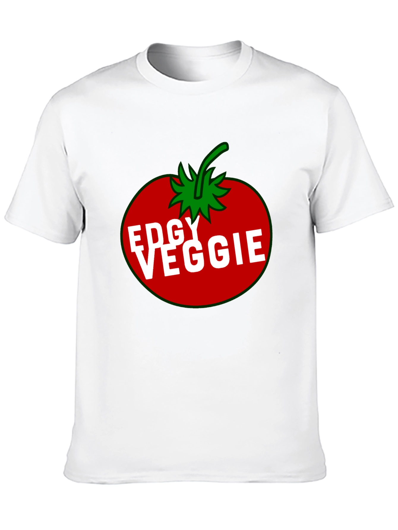Edgy Veggie Tomato Graphic T-Shirt