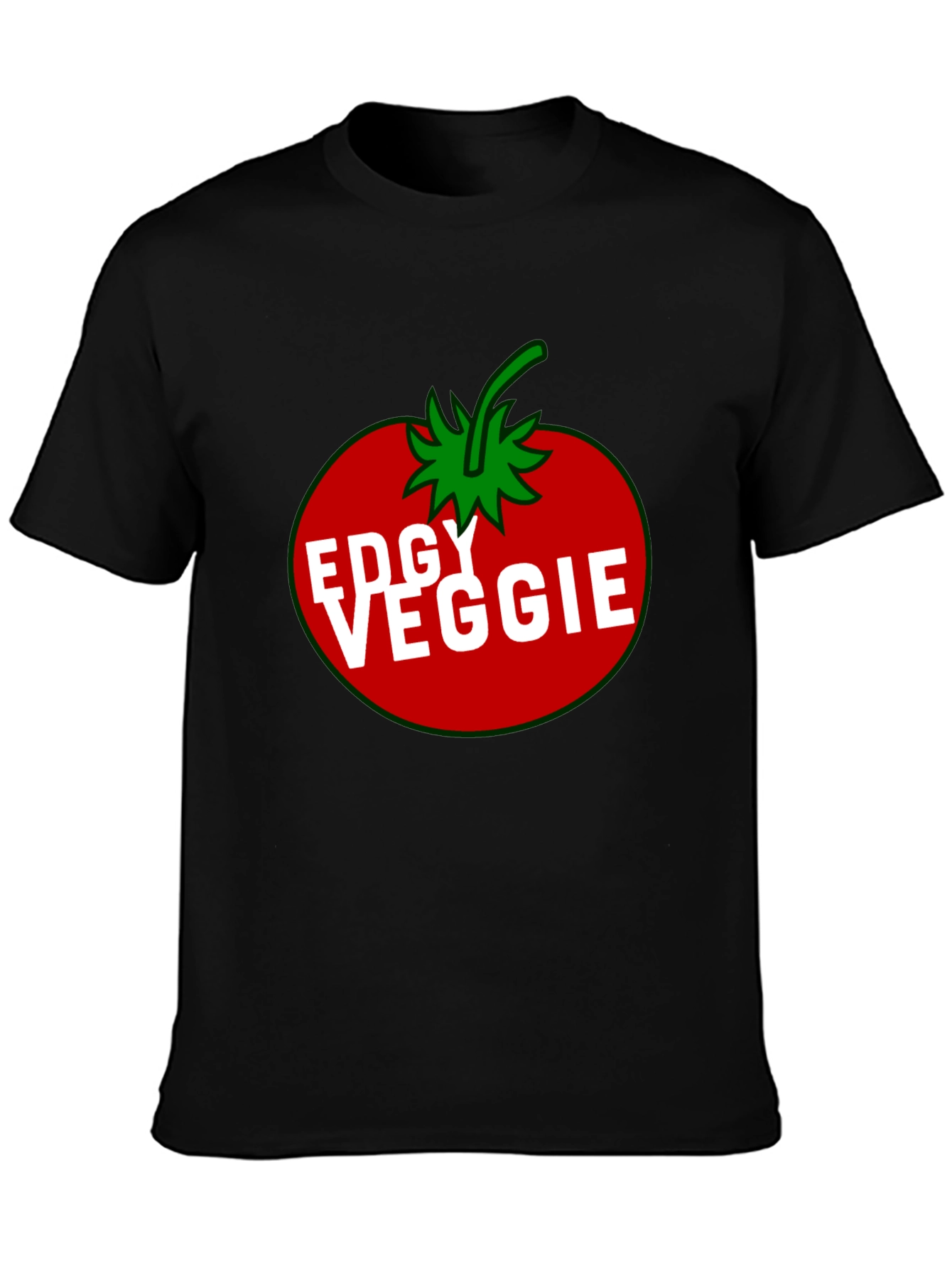 Edgy Veggie Tomato Graphic T-Shirt