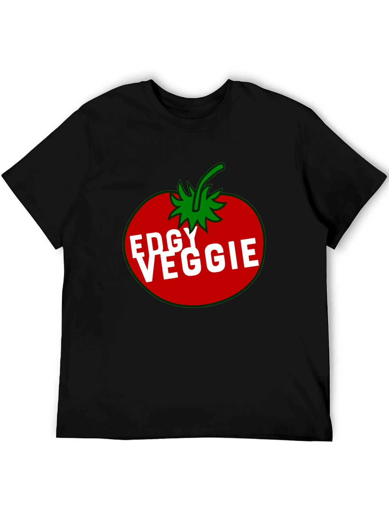 Edgy Veggie Tomato Graphic T-Shirt