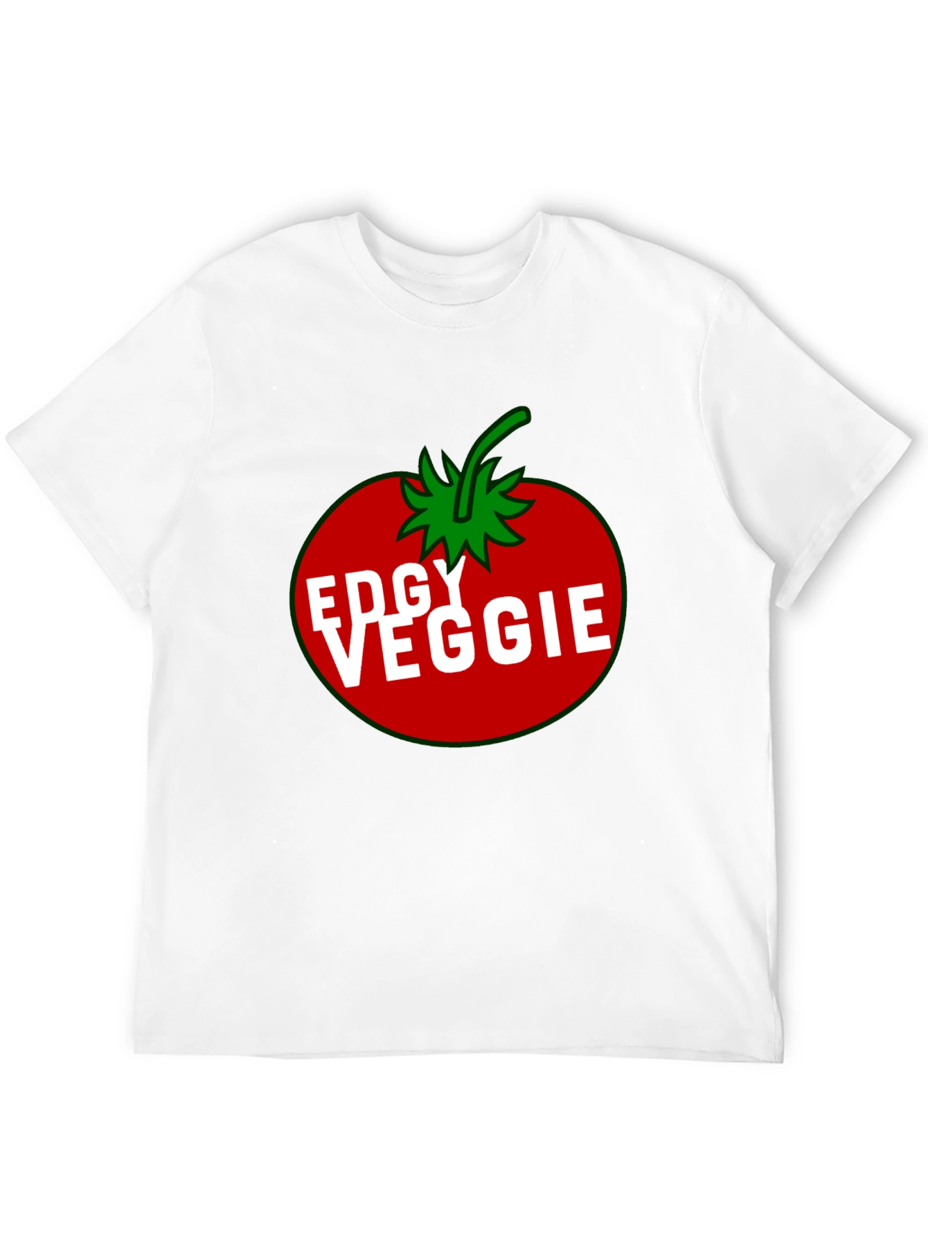 Edgy Veggie Tomato Graphic T-Shirt