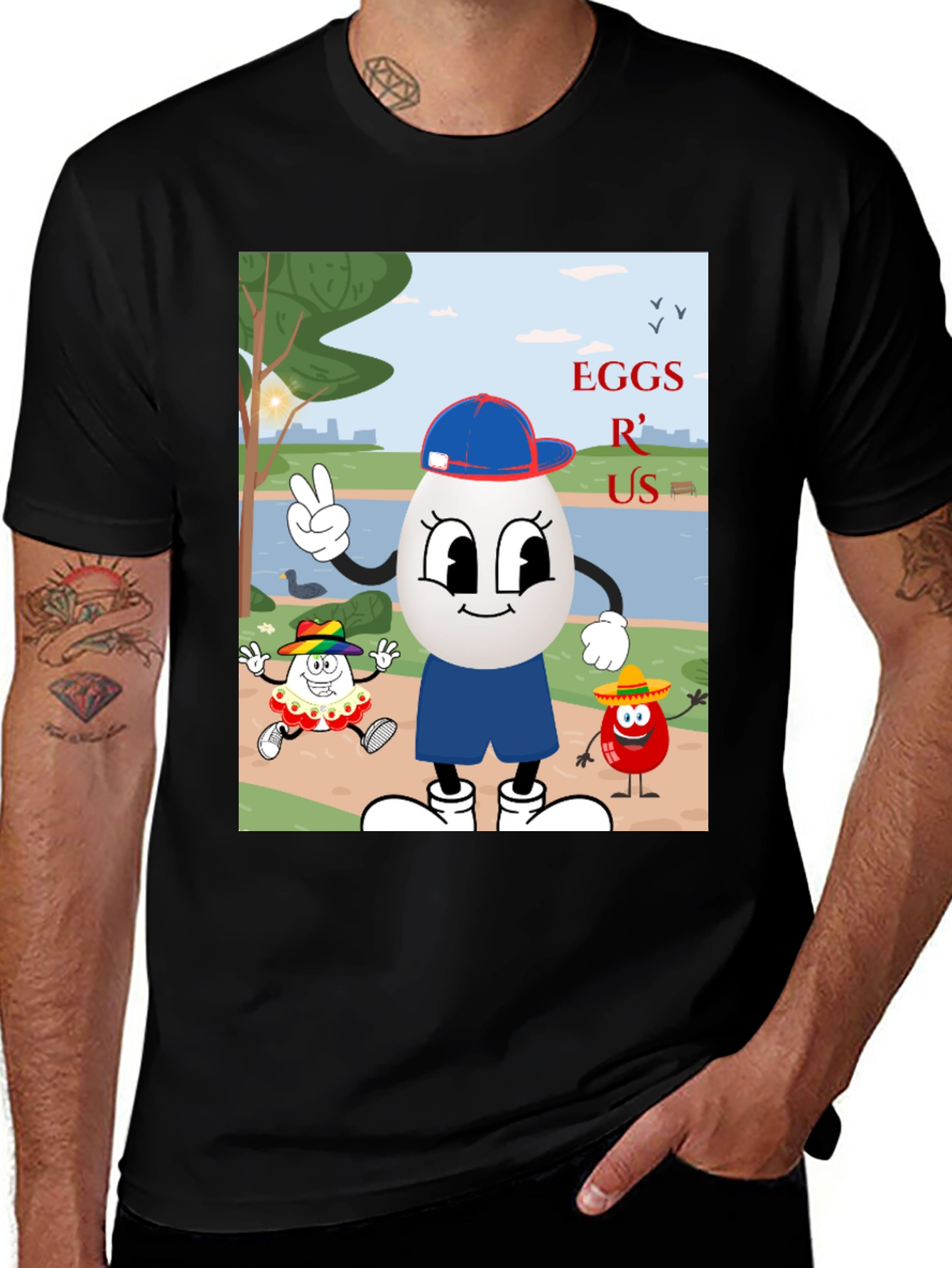 Eggs R Us Graphic T-Shirt