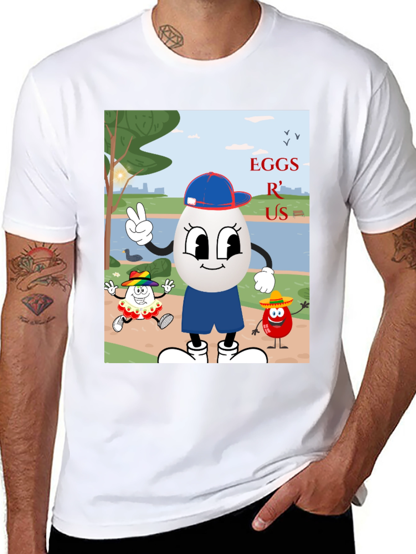Eggs R Us Graphic T-Shirt