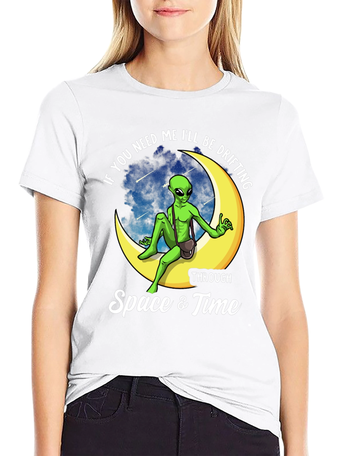Space Alien Drifting T-Shirt