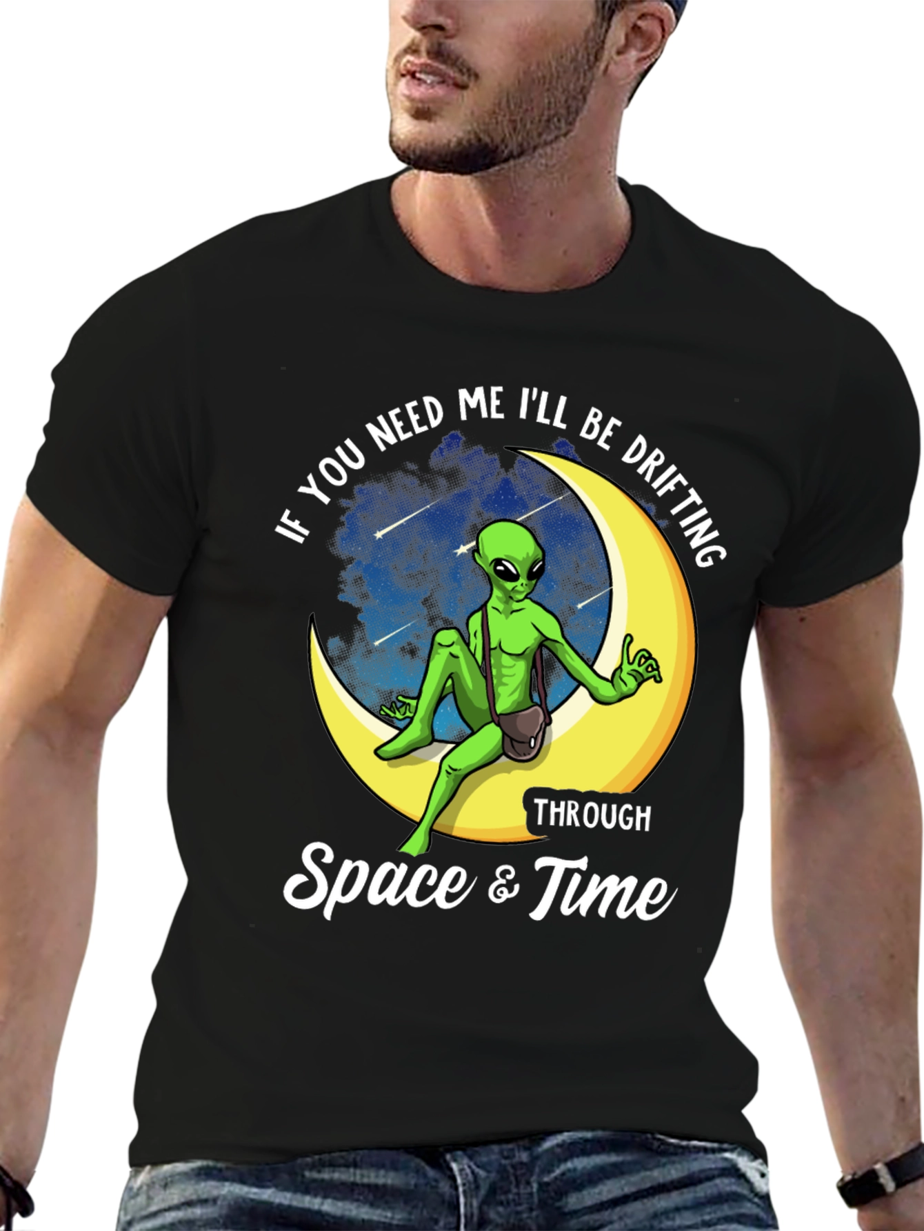 Space Alien Drifting T-Shirt