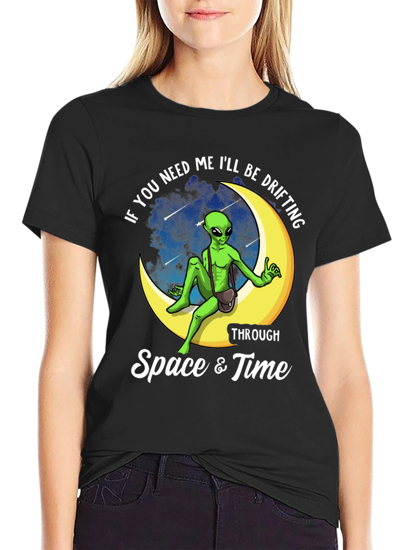 Space Alien Drifting T-Shirt