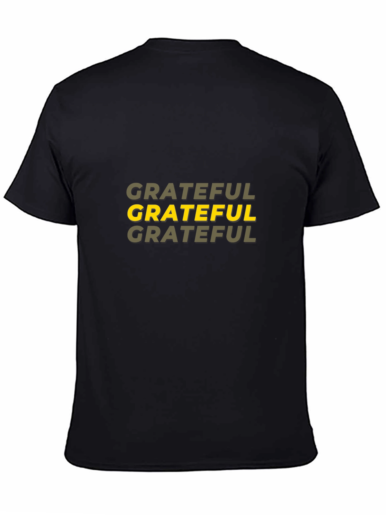 Grateful Graphic Tee - Stylish Black T-Shirt