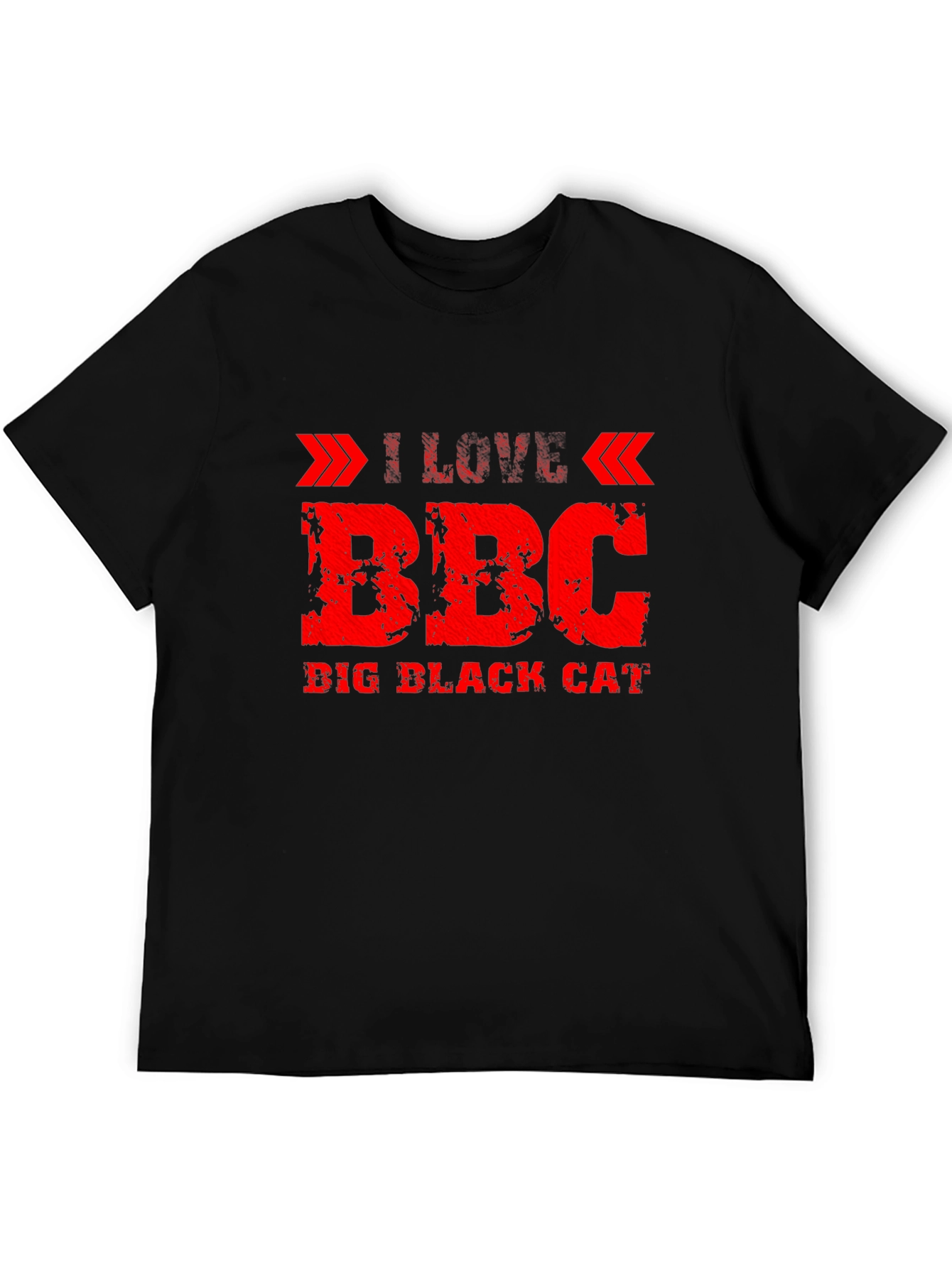 I Love BBC Big Black Cat T-Shirt