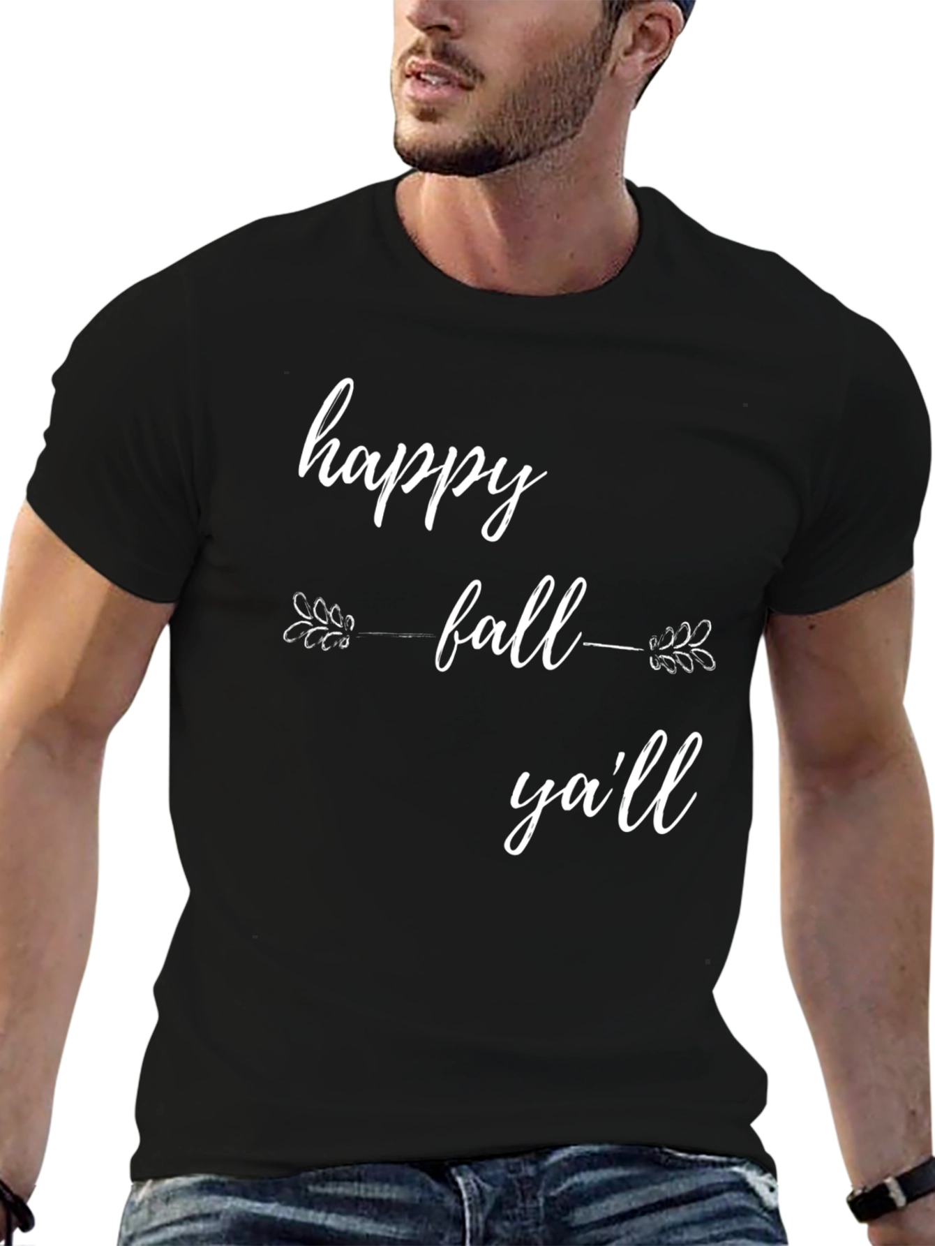 Happy Fall Yall Graphic T-Shirt