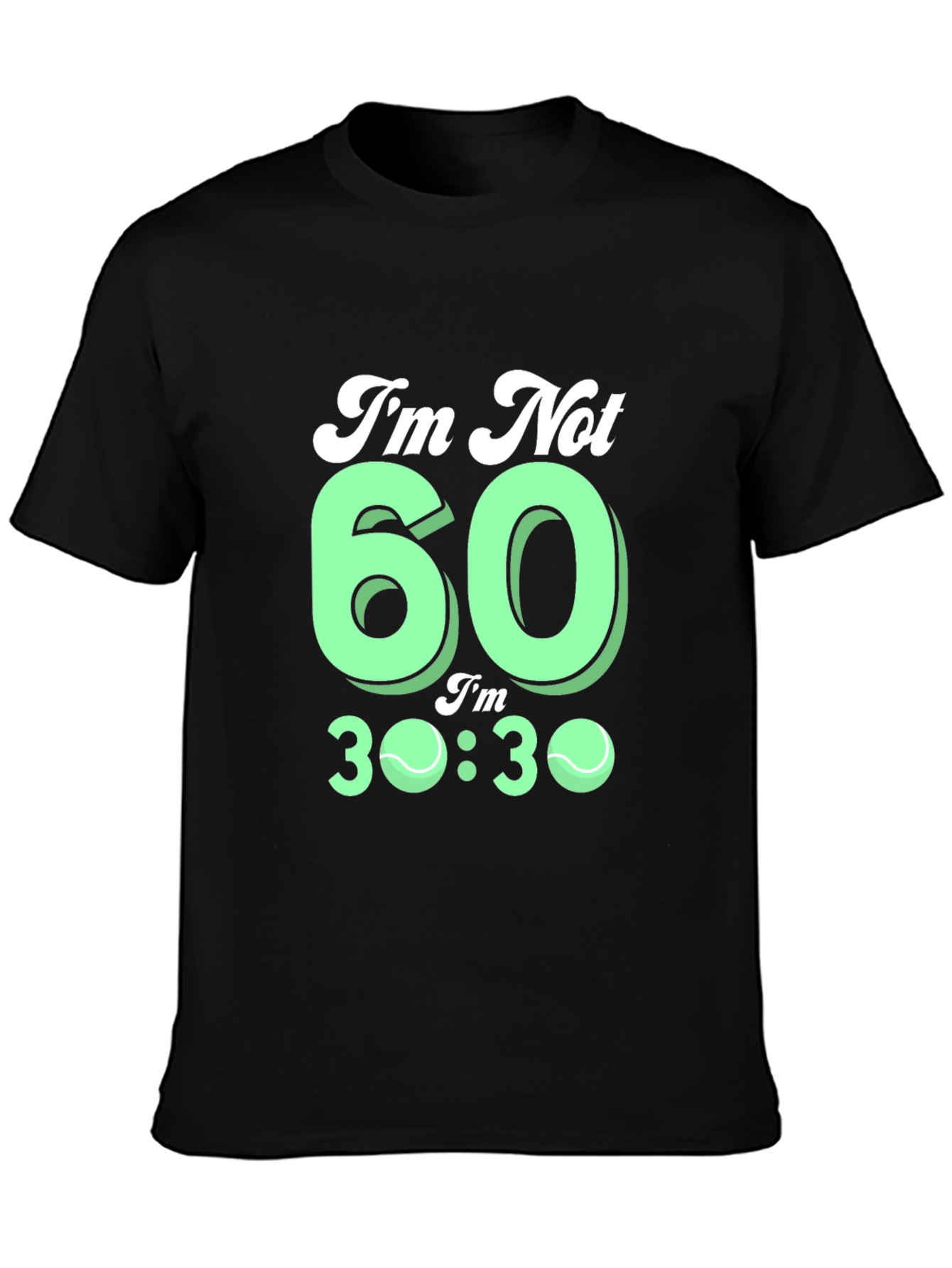 Funny 60th Birthday Tennis T-Shirt Gift