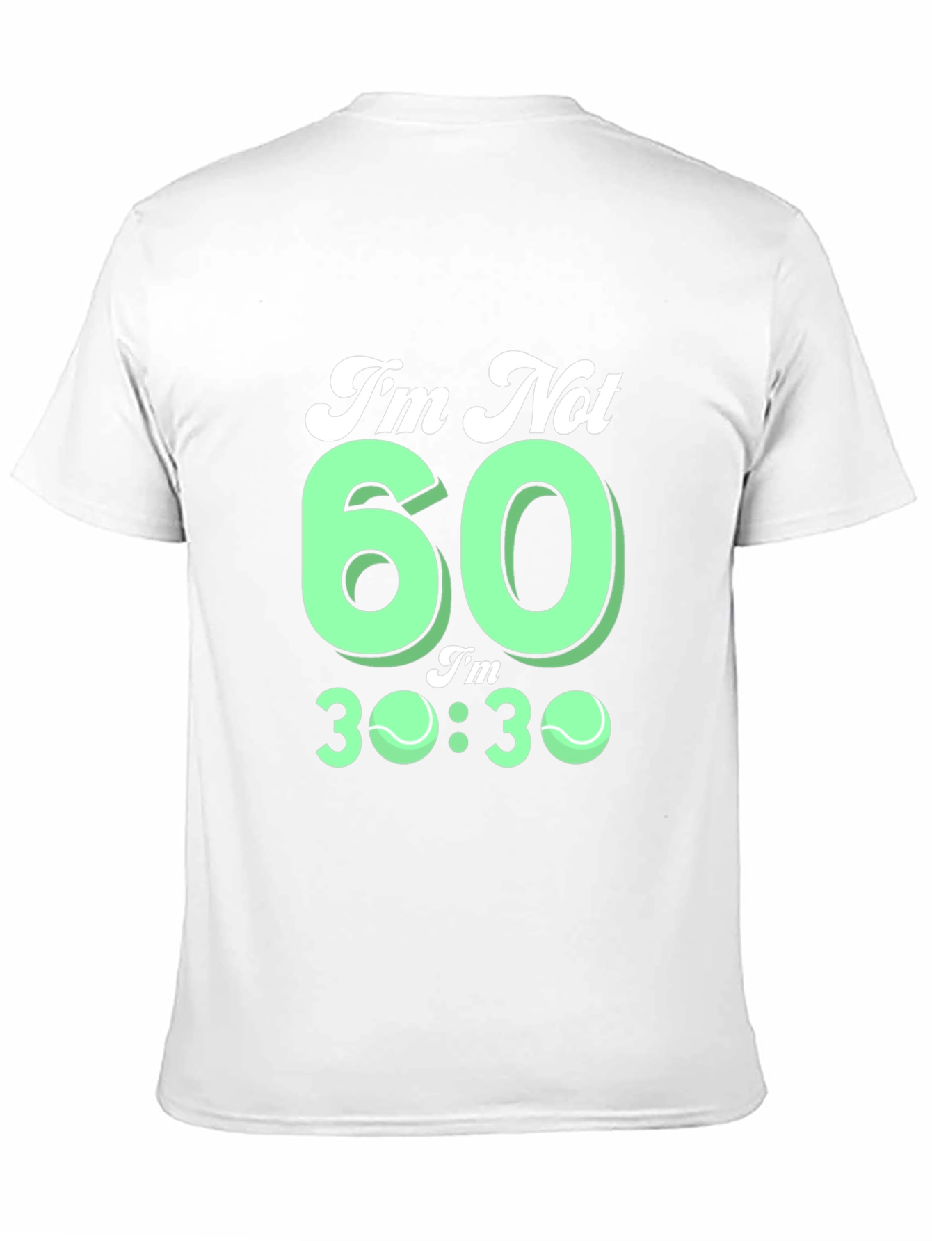Funny 60th Birthday Tennis T-Shirt Gift
