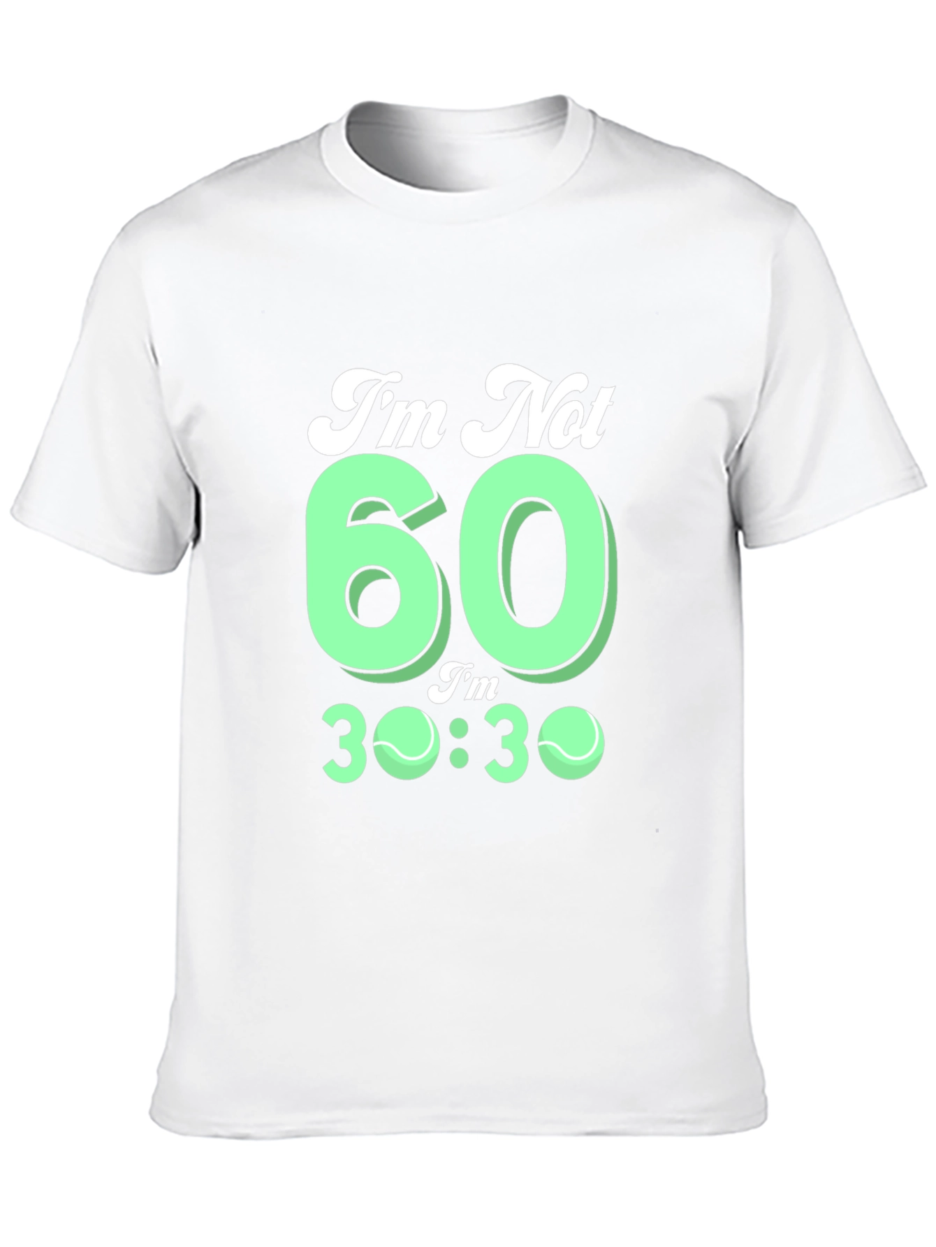 Funny 60th Birthday Tennis T-Shirt Gift