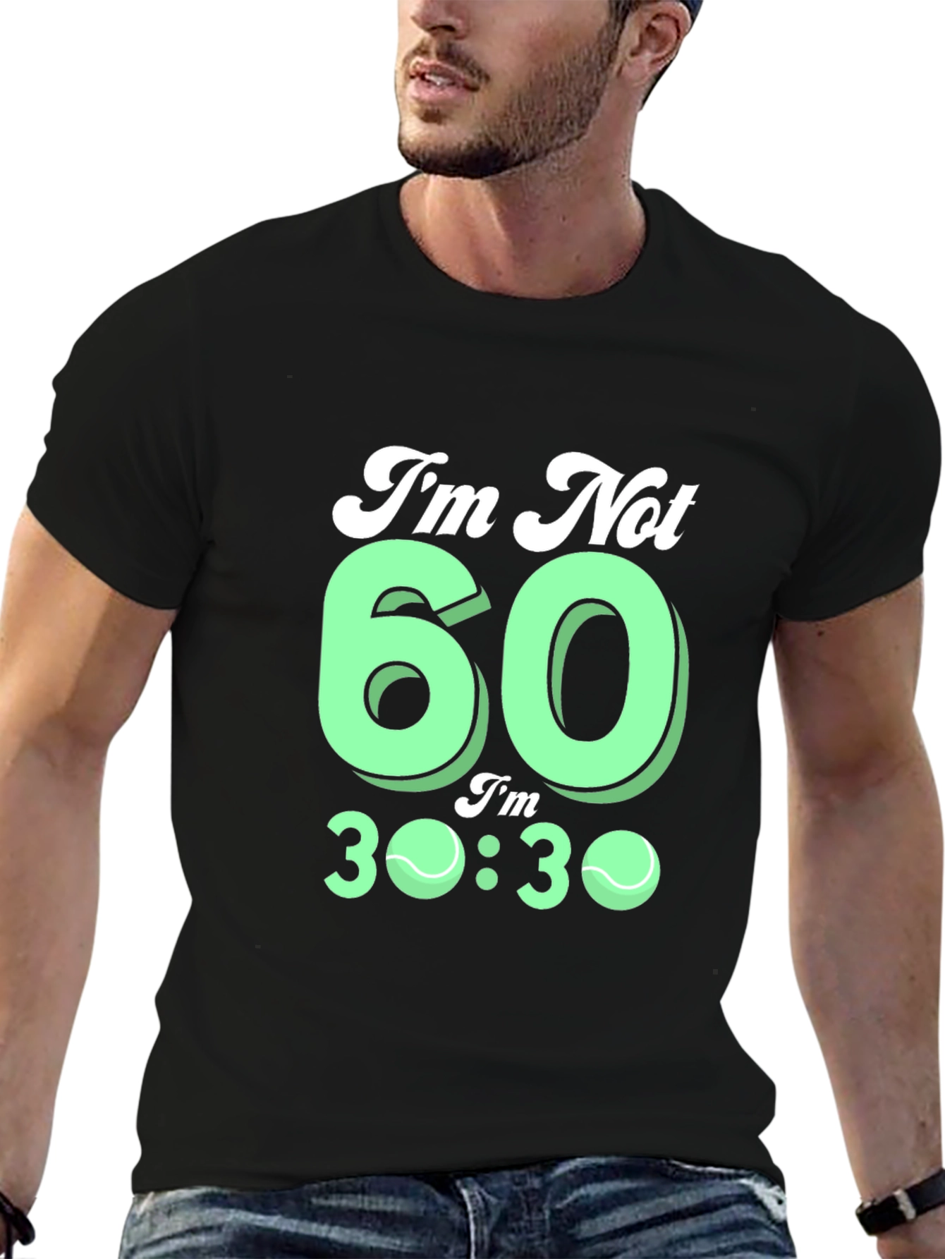 Funny 60th Birthday Tennis T-Shirt Gift