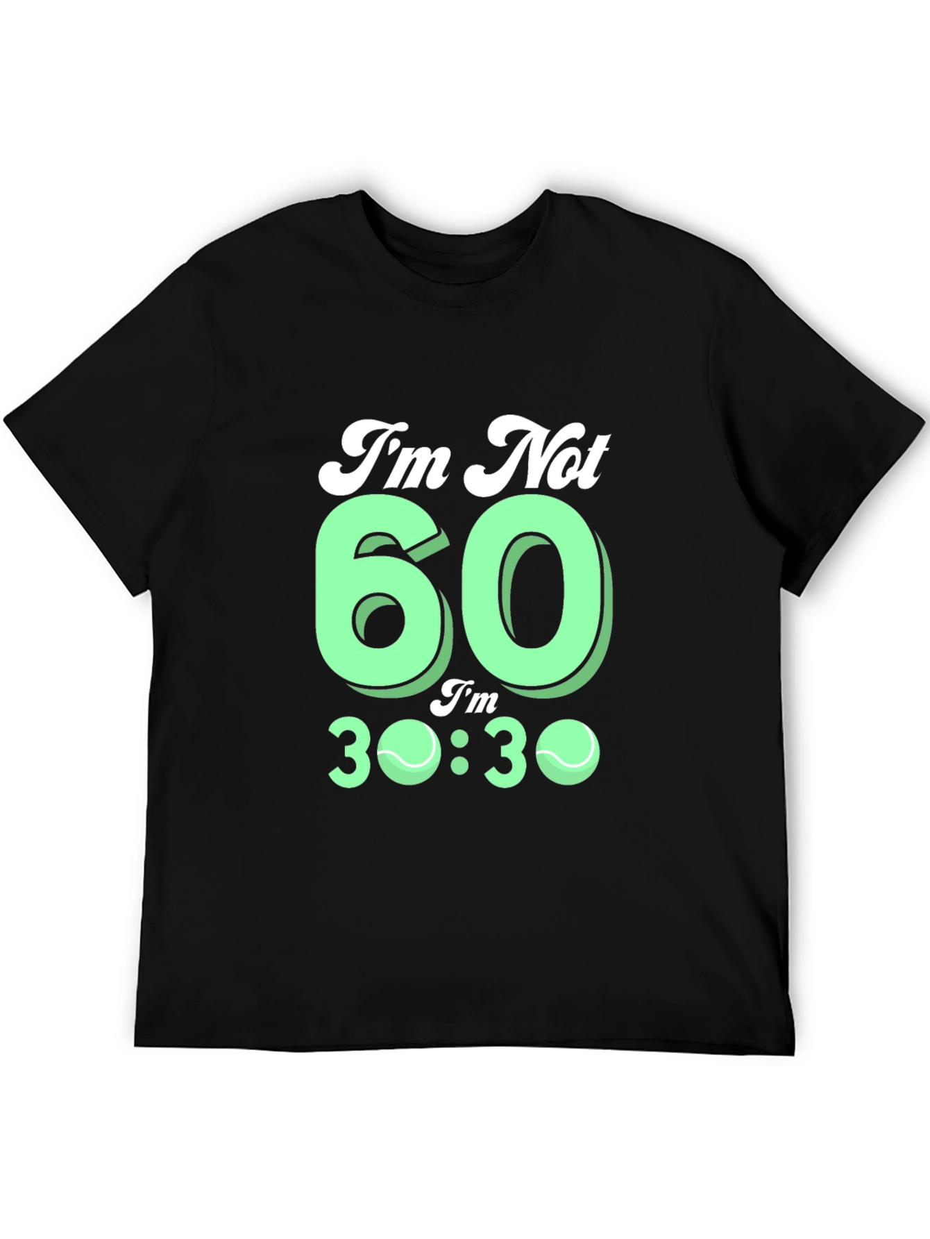 Funny 60th Birthday Tennis T-Shirt Gift