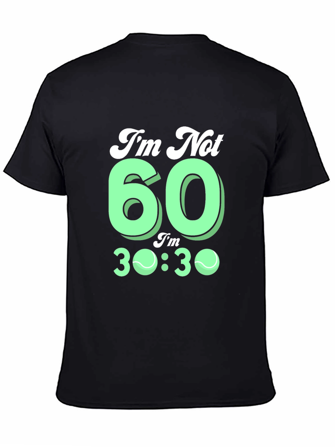 Funny 60th Birthday Tennis T-Shirt Gift