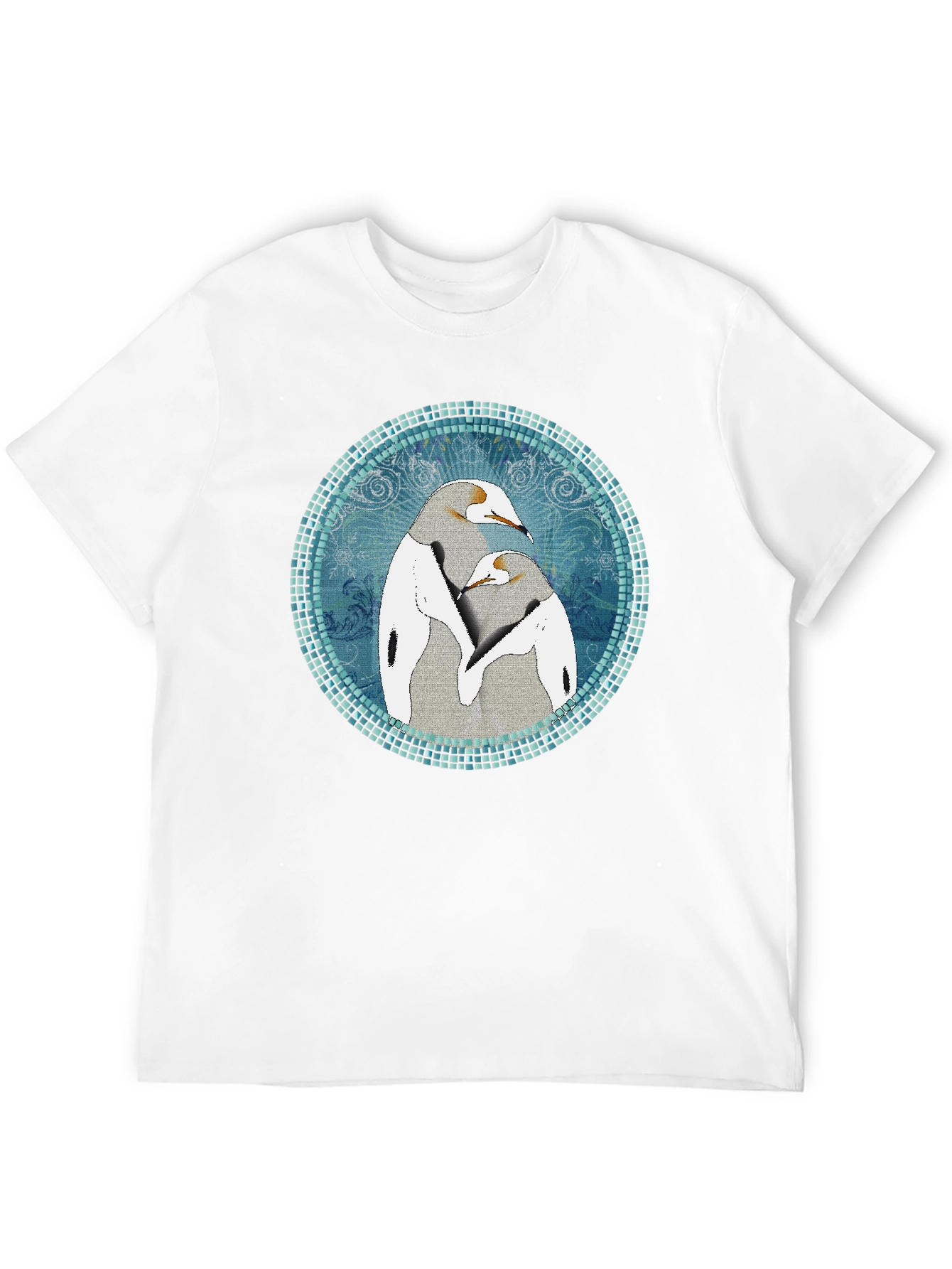 Penguin Love T-Shirt - Black Cotton Tee