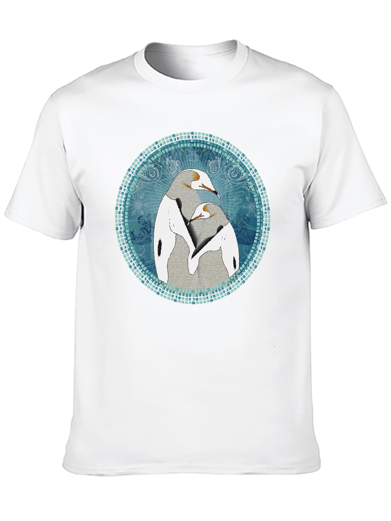Penguin Love T-Shirt - Black Cotton Tee