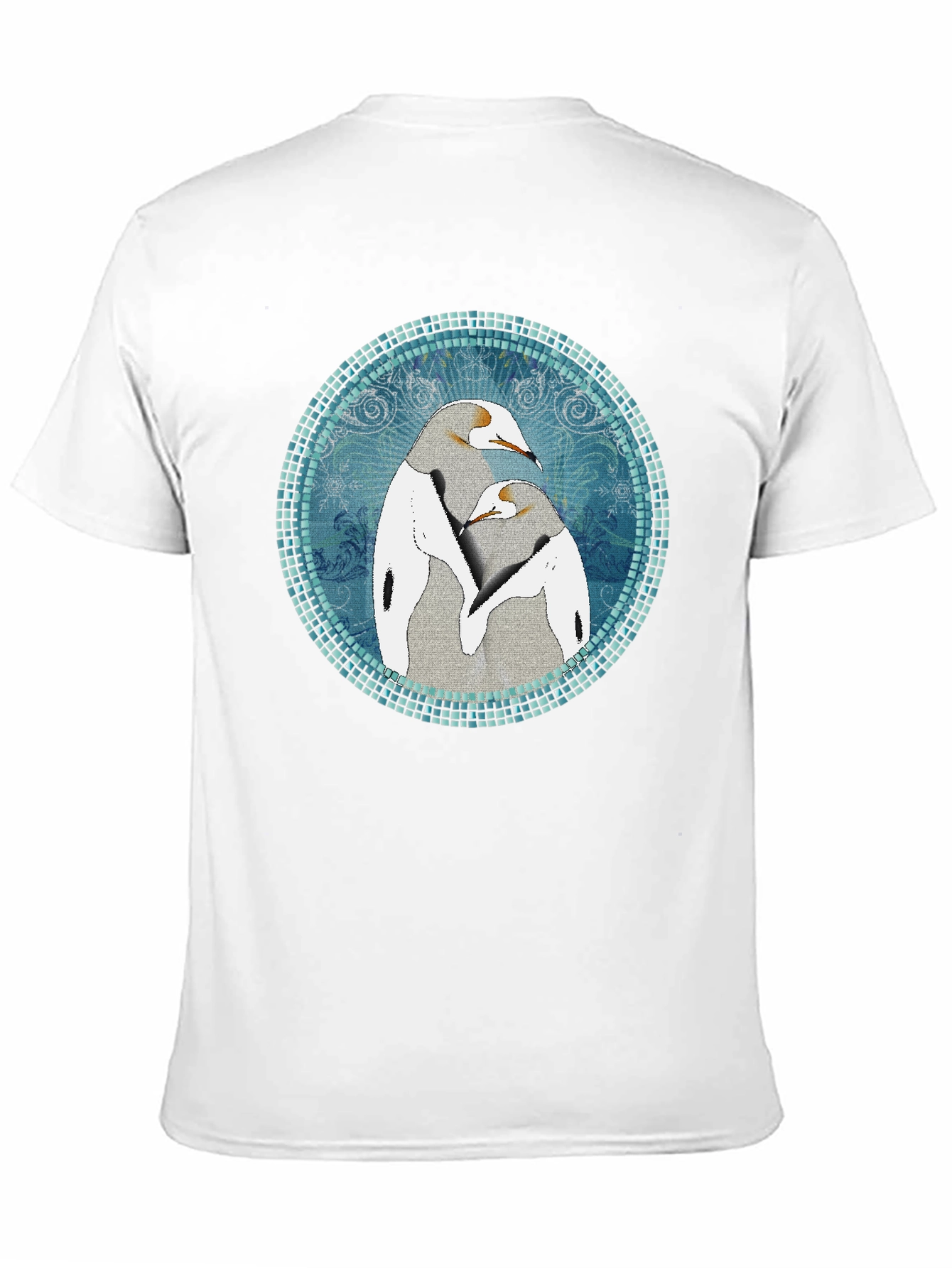 Penguin Love T-Shirt - Black Cotton Tee