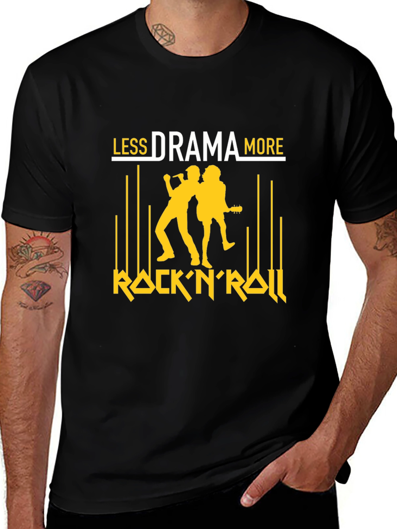 Less Drama More RocknRoll T-Shirt