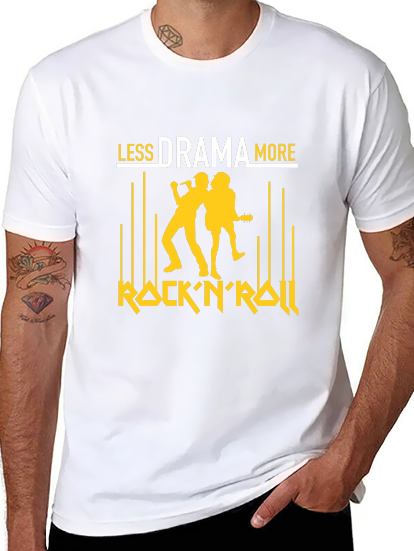 Less Drama More RocknRoll T-Shirt