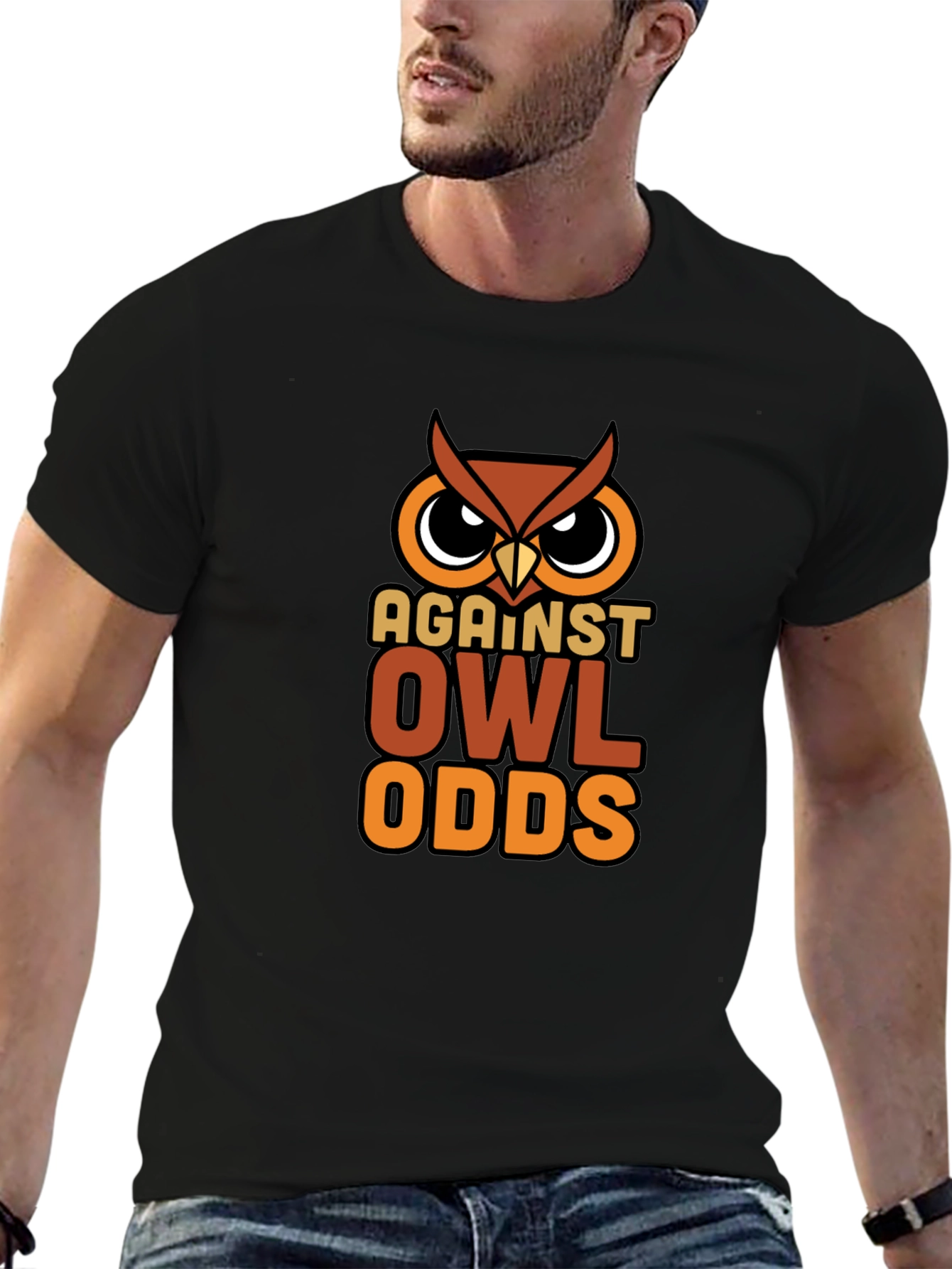 Against Owl Odds Graphic Tee - Unisex