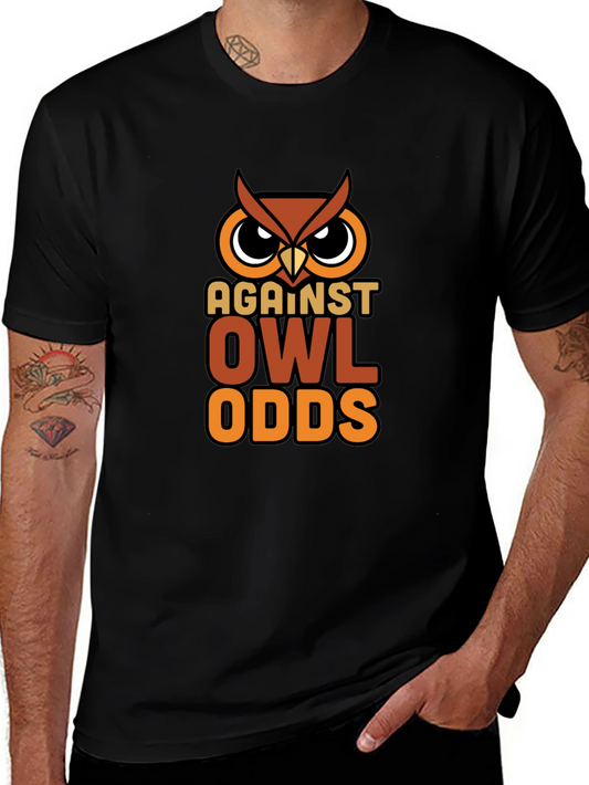 Against Owl Odds Graphic Tee - Unisex