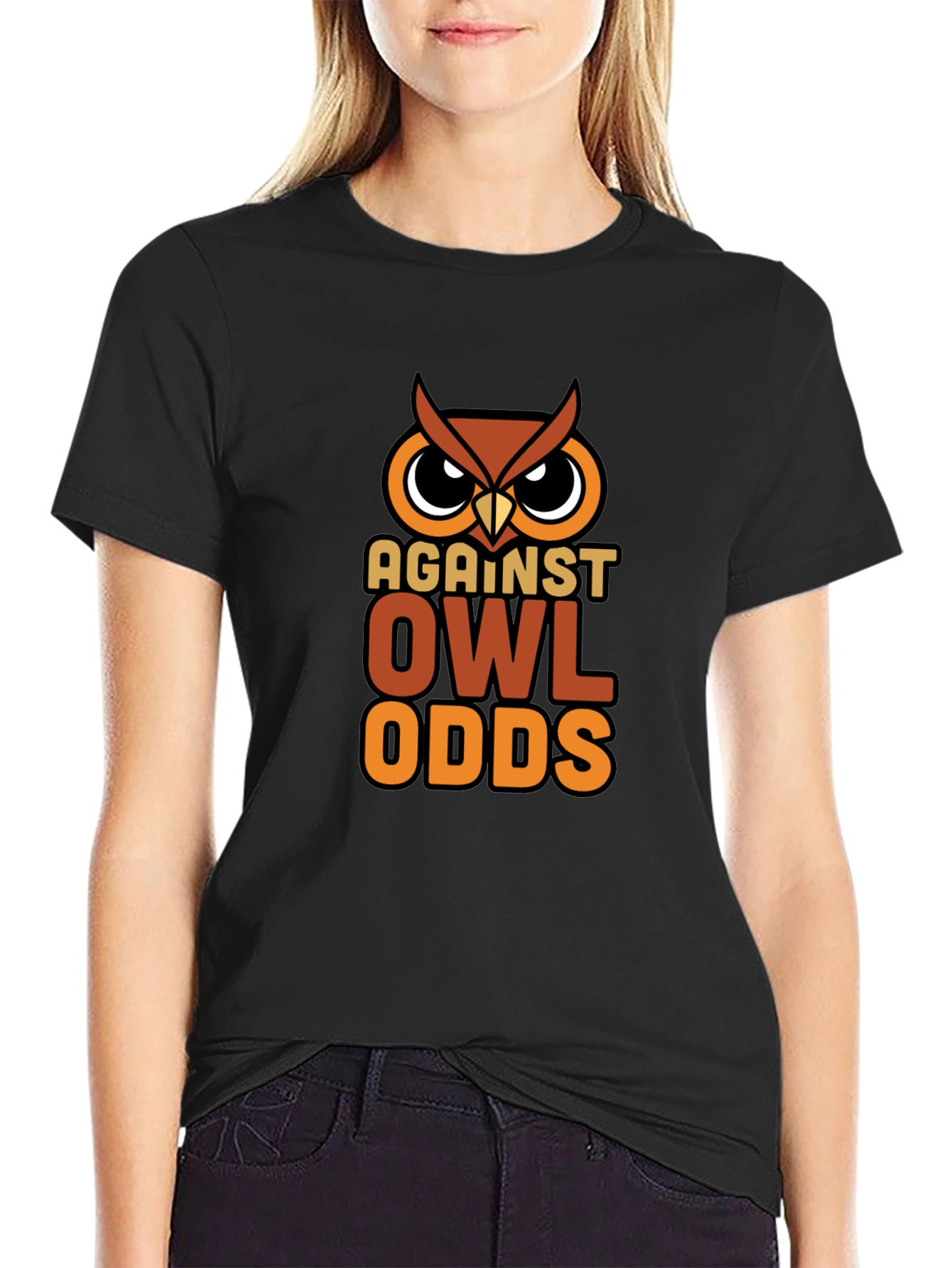 Against Owl Odds Graphic Tee - Unisex