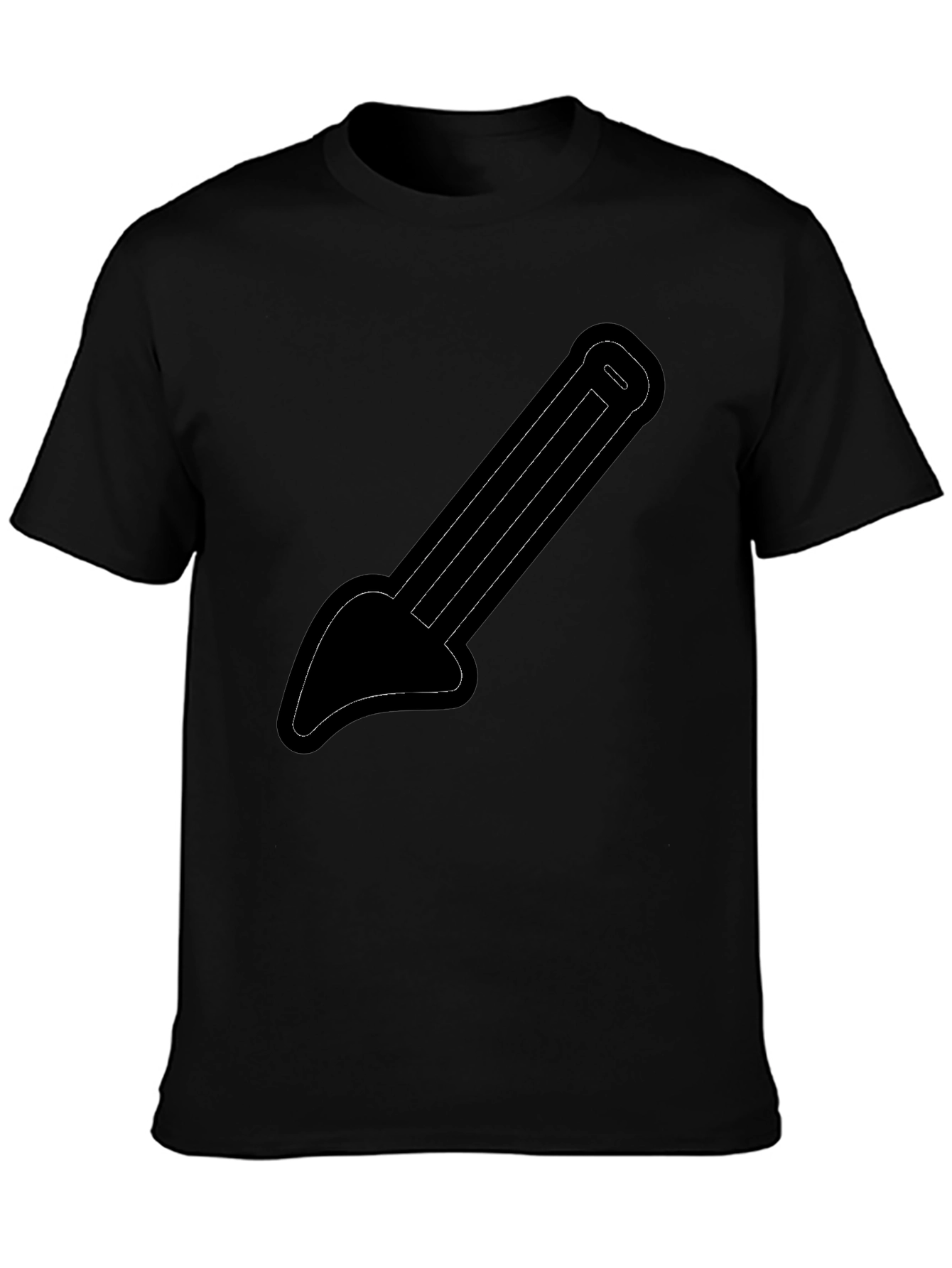 Cool Black T-Shirt with Arrow Graphic