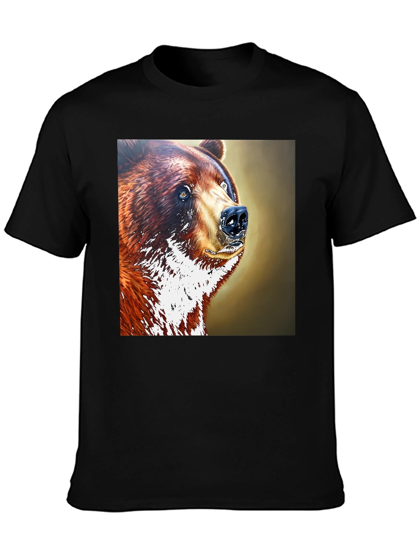 Bear Graphic Black T-Shirt