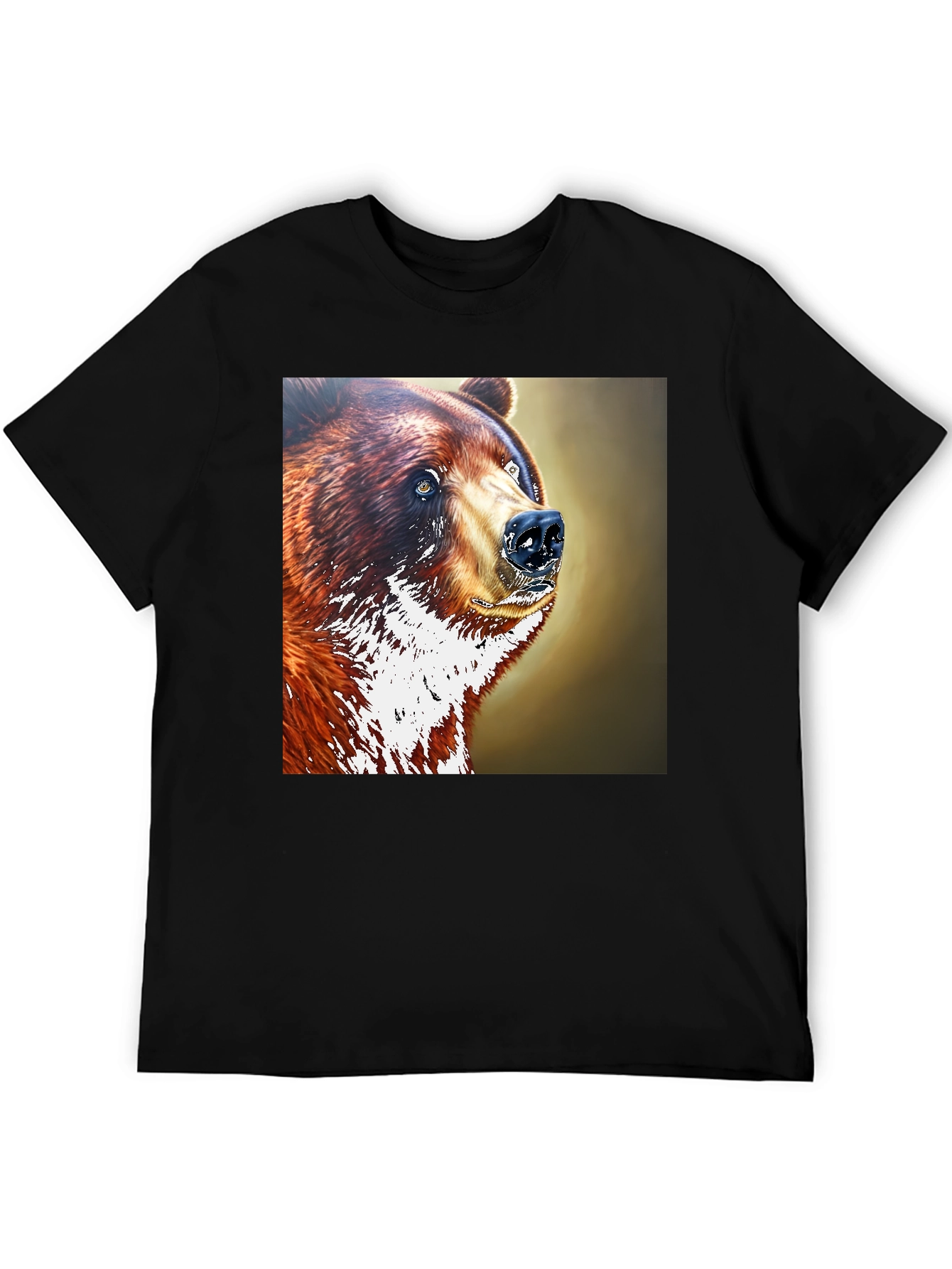 Bear Graphic Black T-Shirt