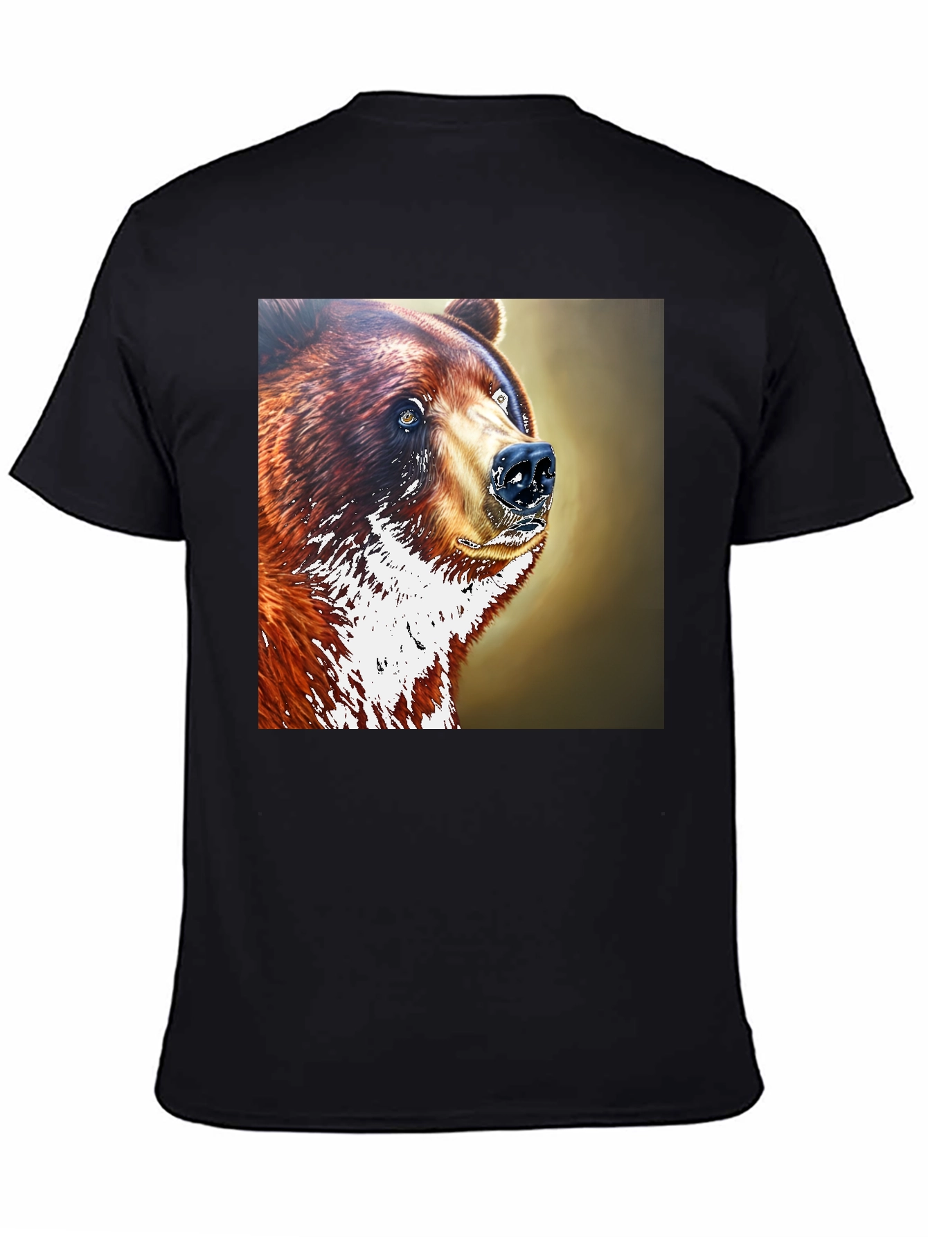 Bear Graphic Black T-Shirt