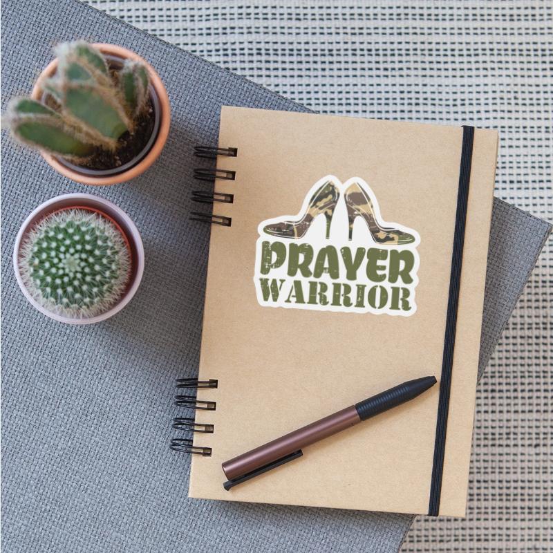 Camo Heels Prayer Warrior Faith God Jesus Christia