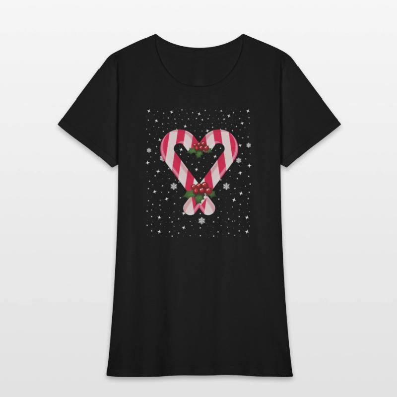 Candy Cane Hearts Christmas Xmas Holidays Santa