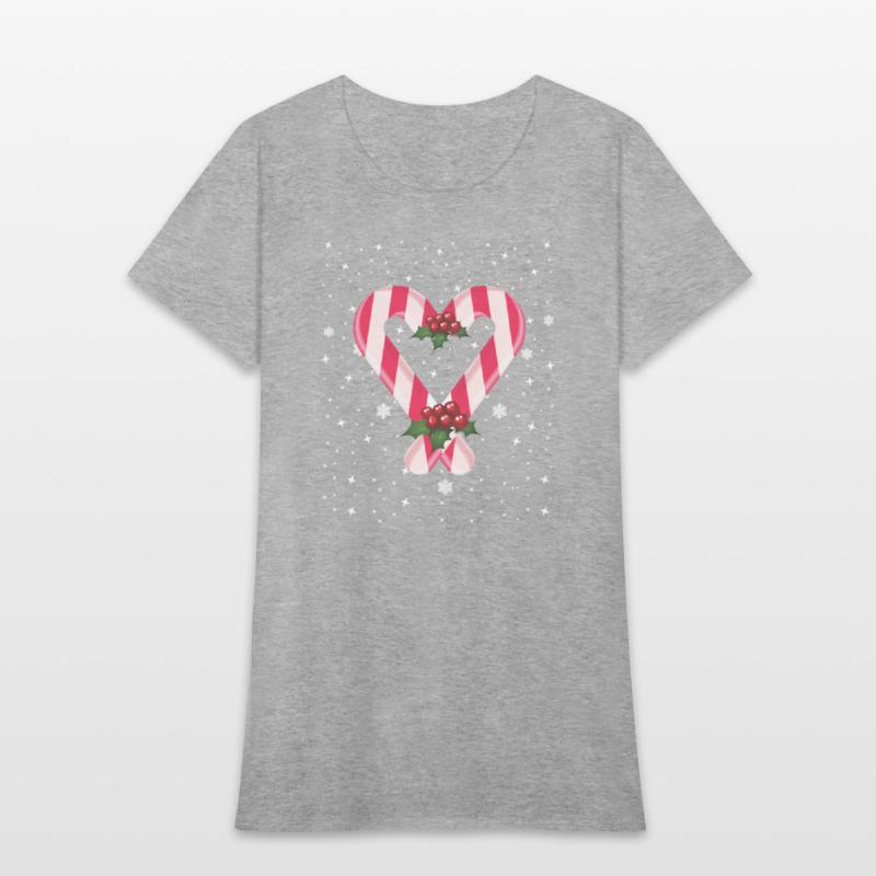 Candy Cane Hearts Christmas Xmas Holidays Santa
