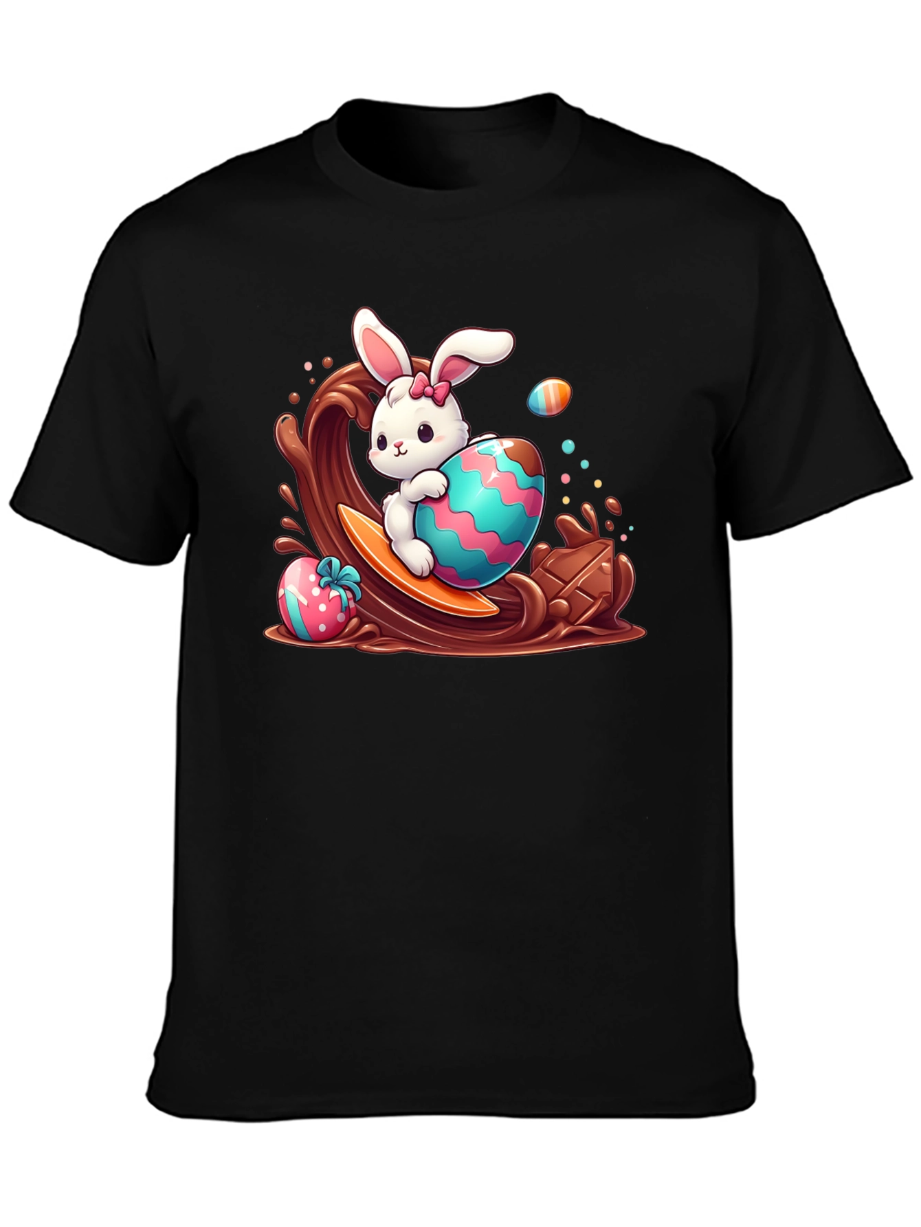 Easter Bunny Chocolate Surf T-Shirt