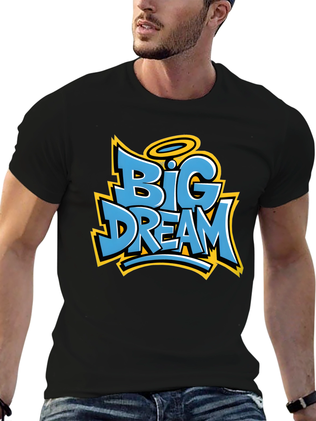 Big Dream Graphic Tee - Stylish Mens T-Shirt