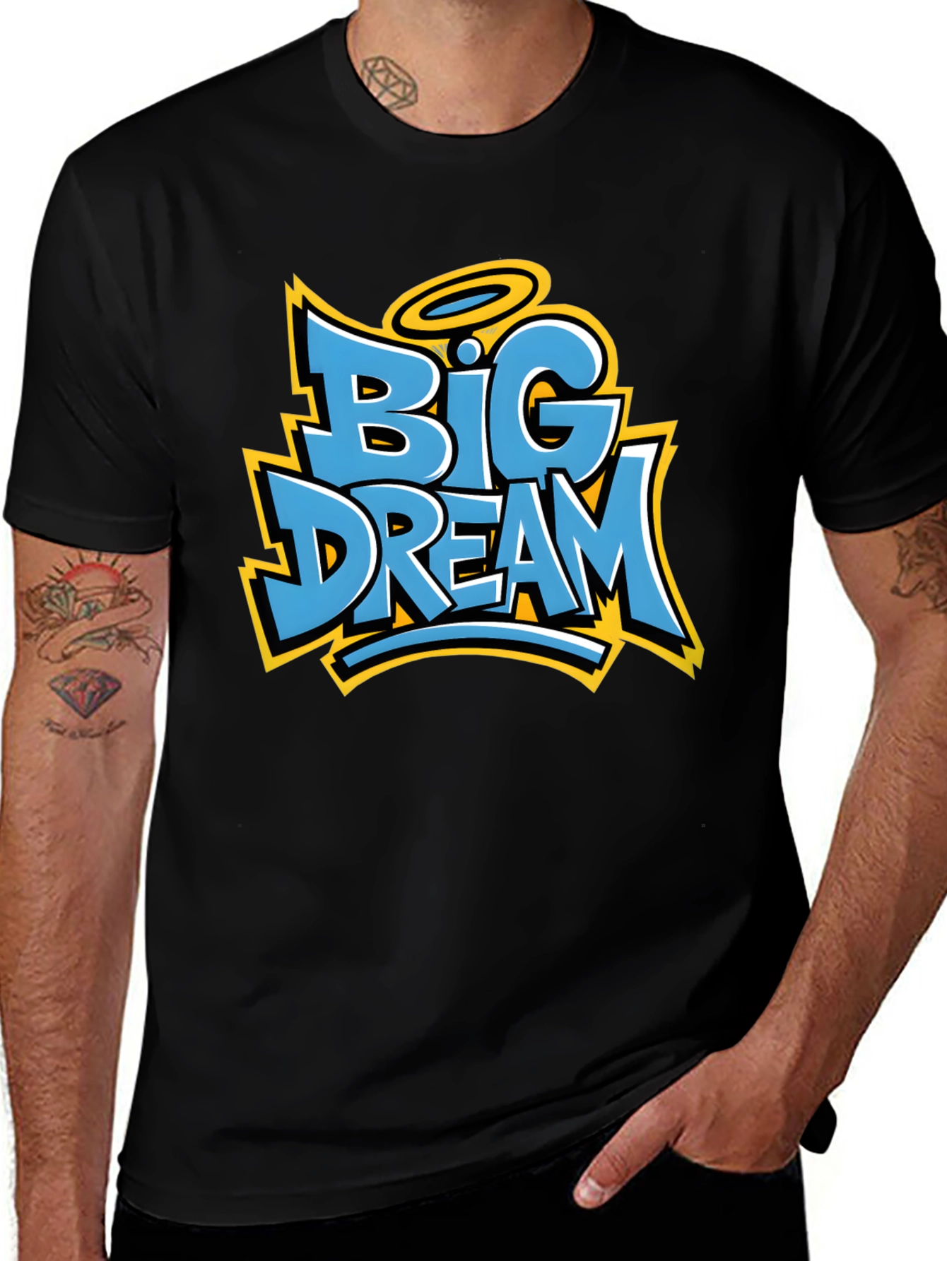 Big Dream Graphic Tee - Stylish Mens T-Shirt