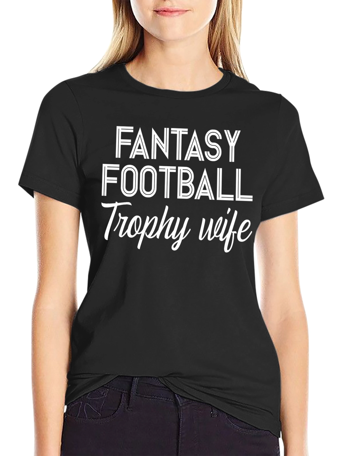 Fantasy Football Trophy Wife Graphic Tee