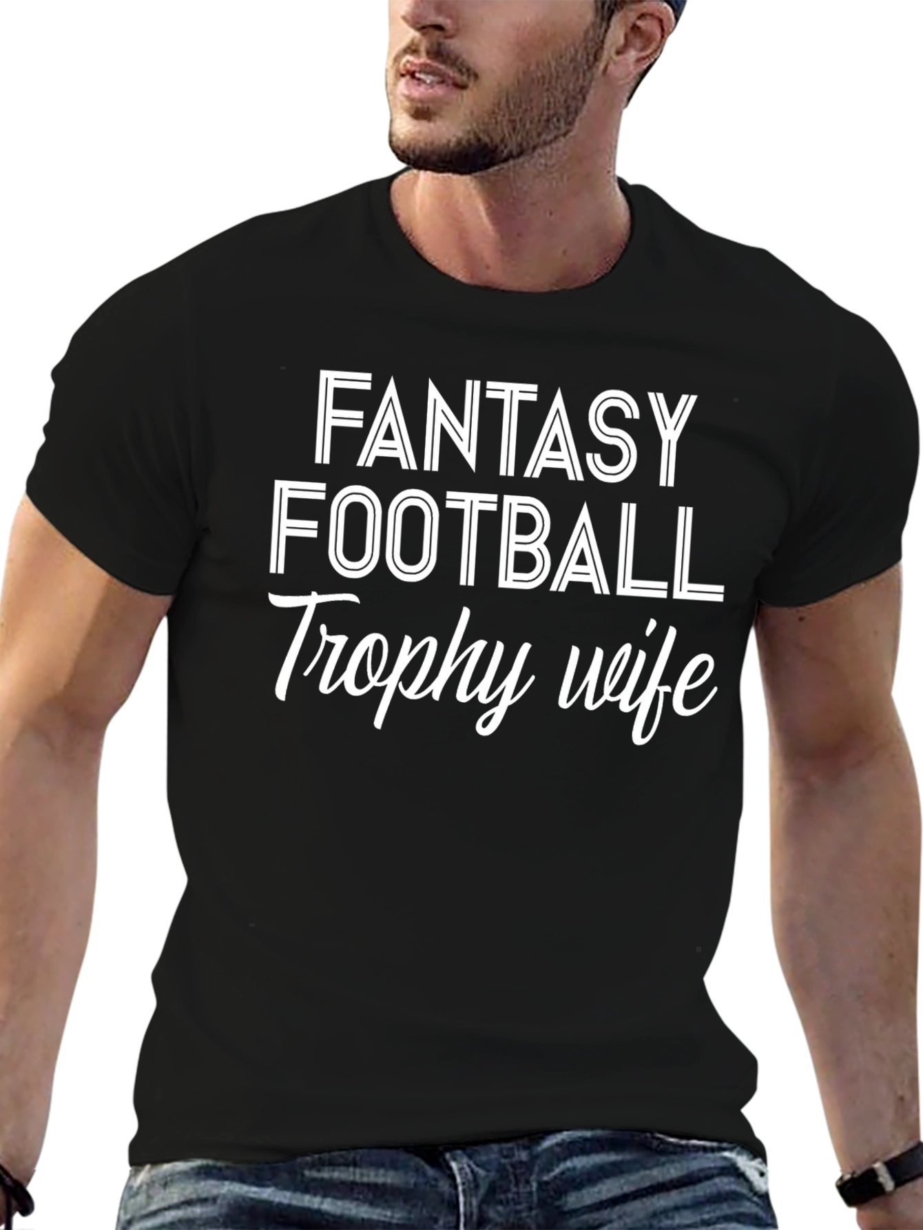 Fantasy Football Trophy Wife Graphic Tee