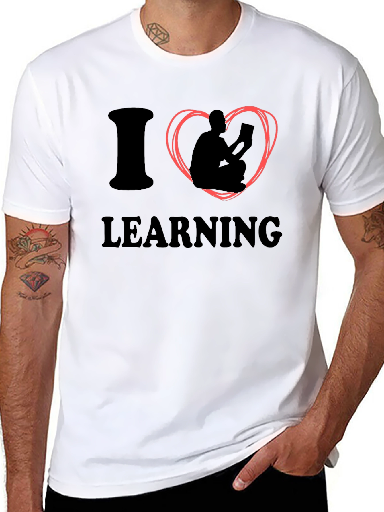 I Heart Learning Graphic T-Shirt