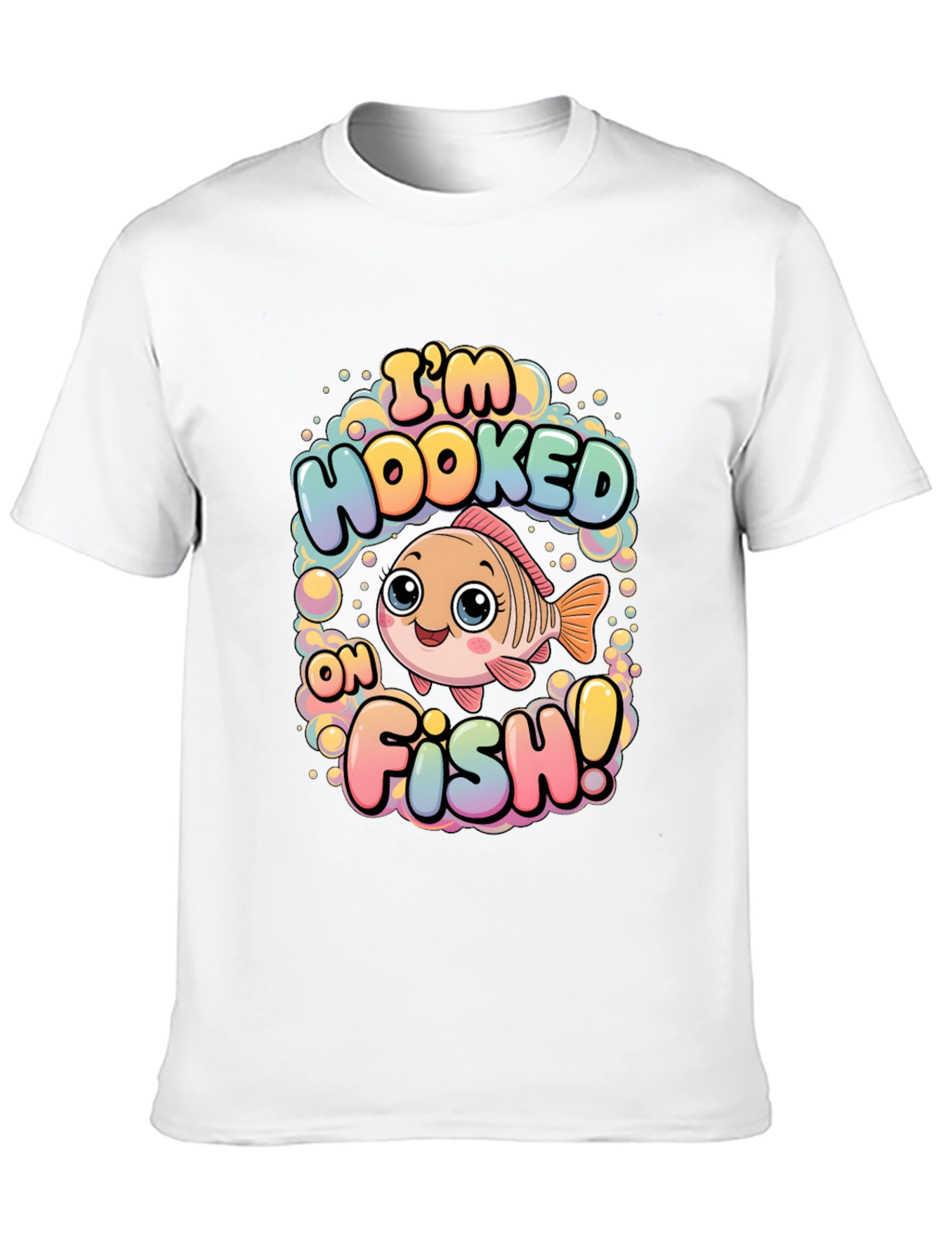 Im Hooked on Fish T-Shirt - Cute Cartoon Design