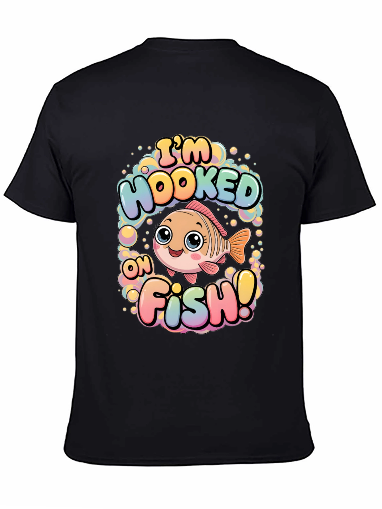 Im Hooked on Fish T-Shirt - Cute Cartoon Design