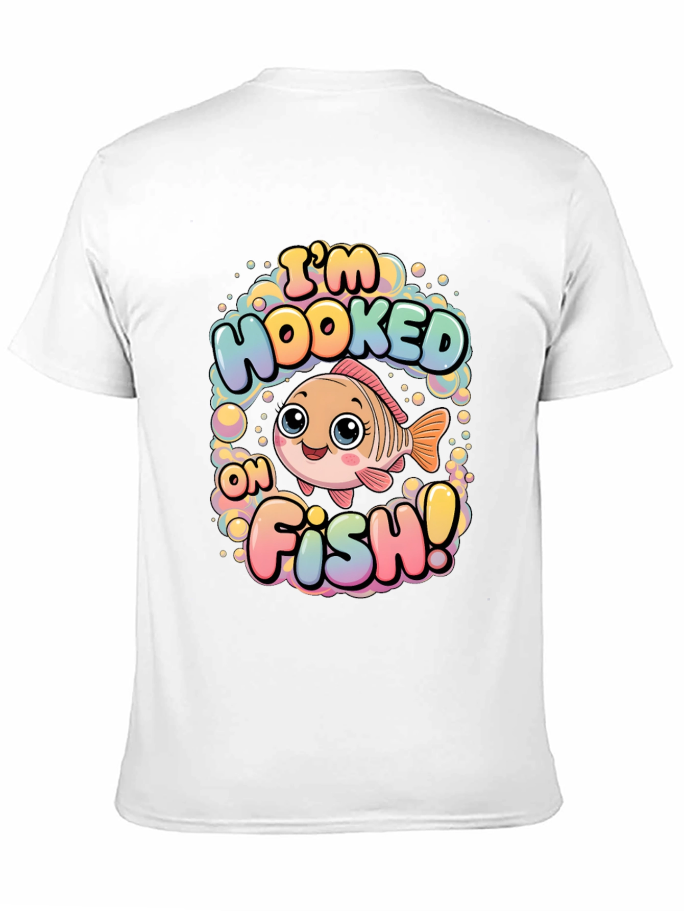 Im Hooked on Fish T-Shirt - Cute Cartoon Design