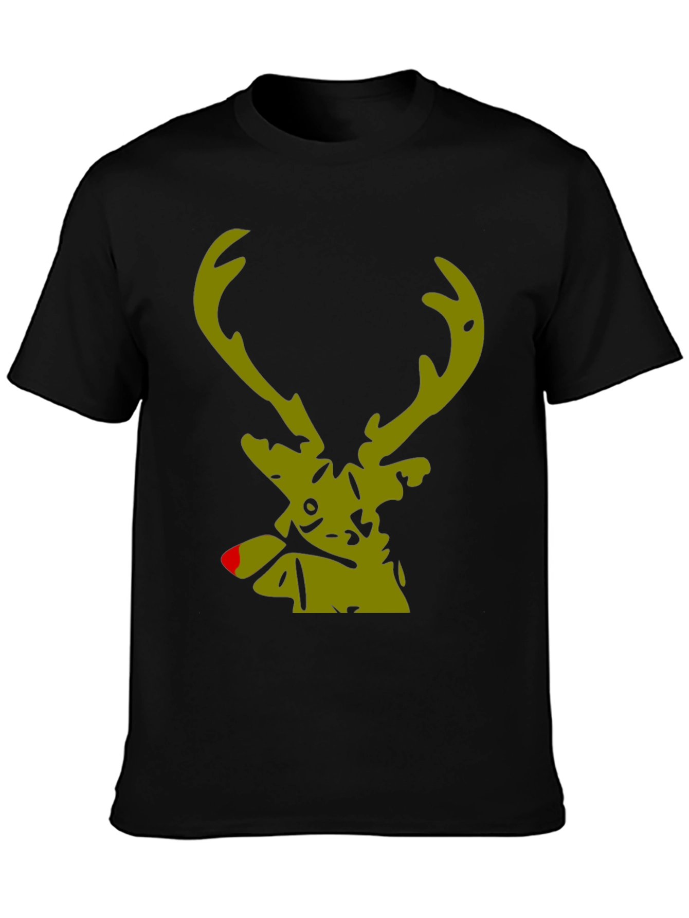Rudolph Reindeer Graphic Tee - Holiday Style
