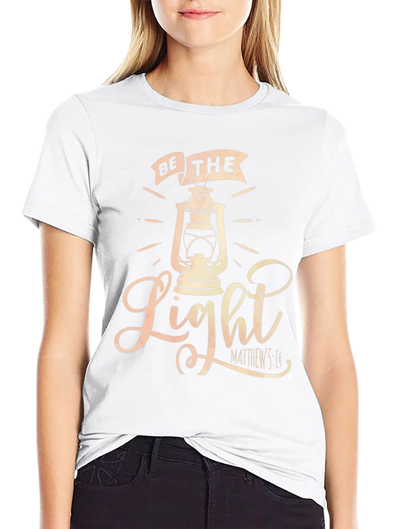 Be the Light T-Shirt - Matthew 5:14 Graphic Tee
