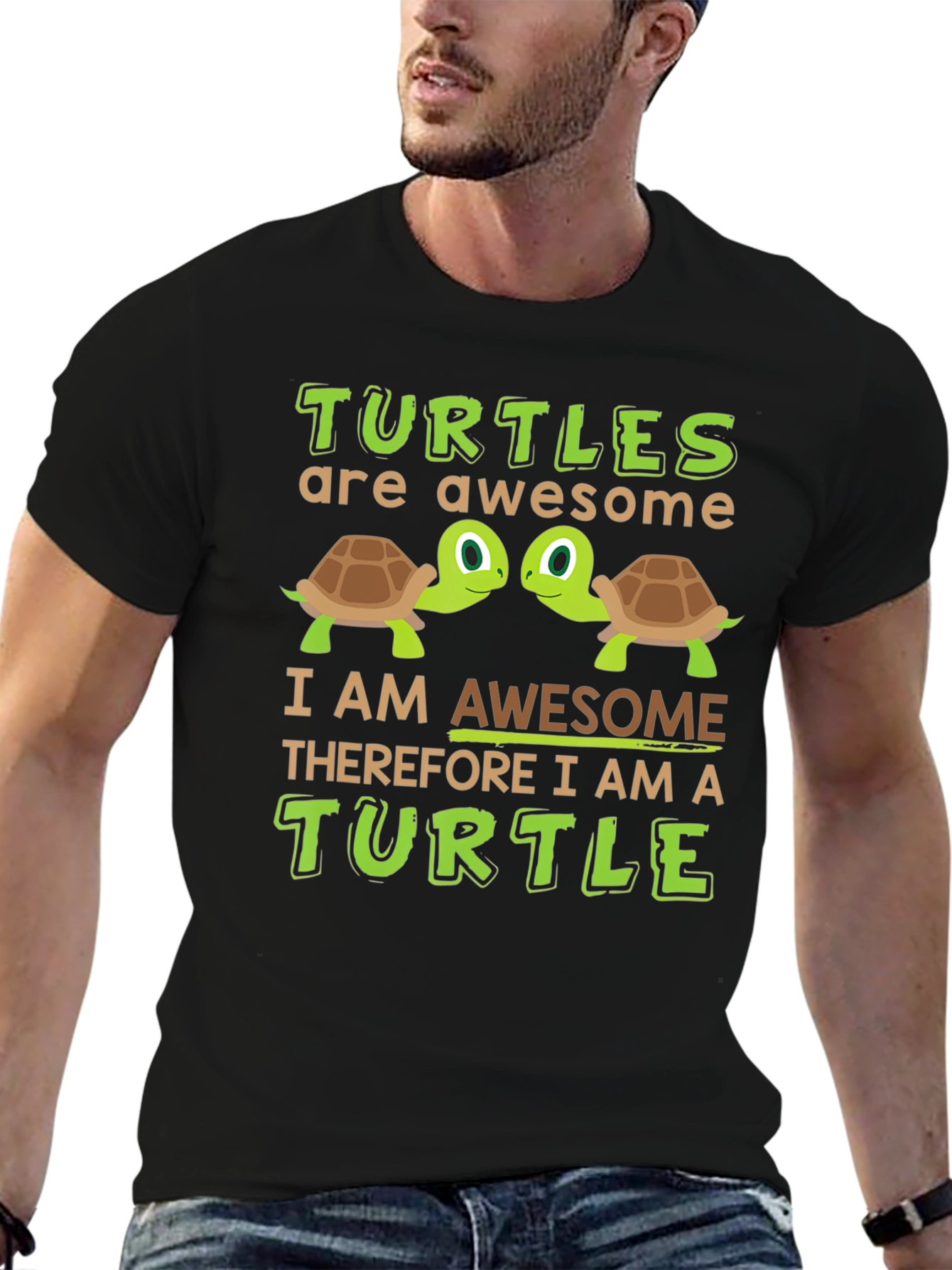 Turtle Lover Graphic Tee - Awesome Turtle T-Shirt