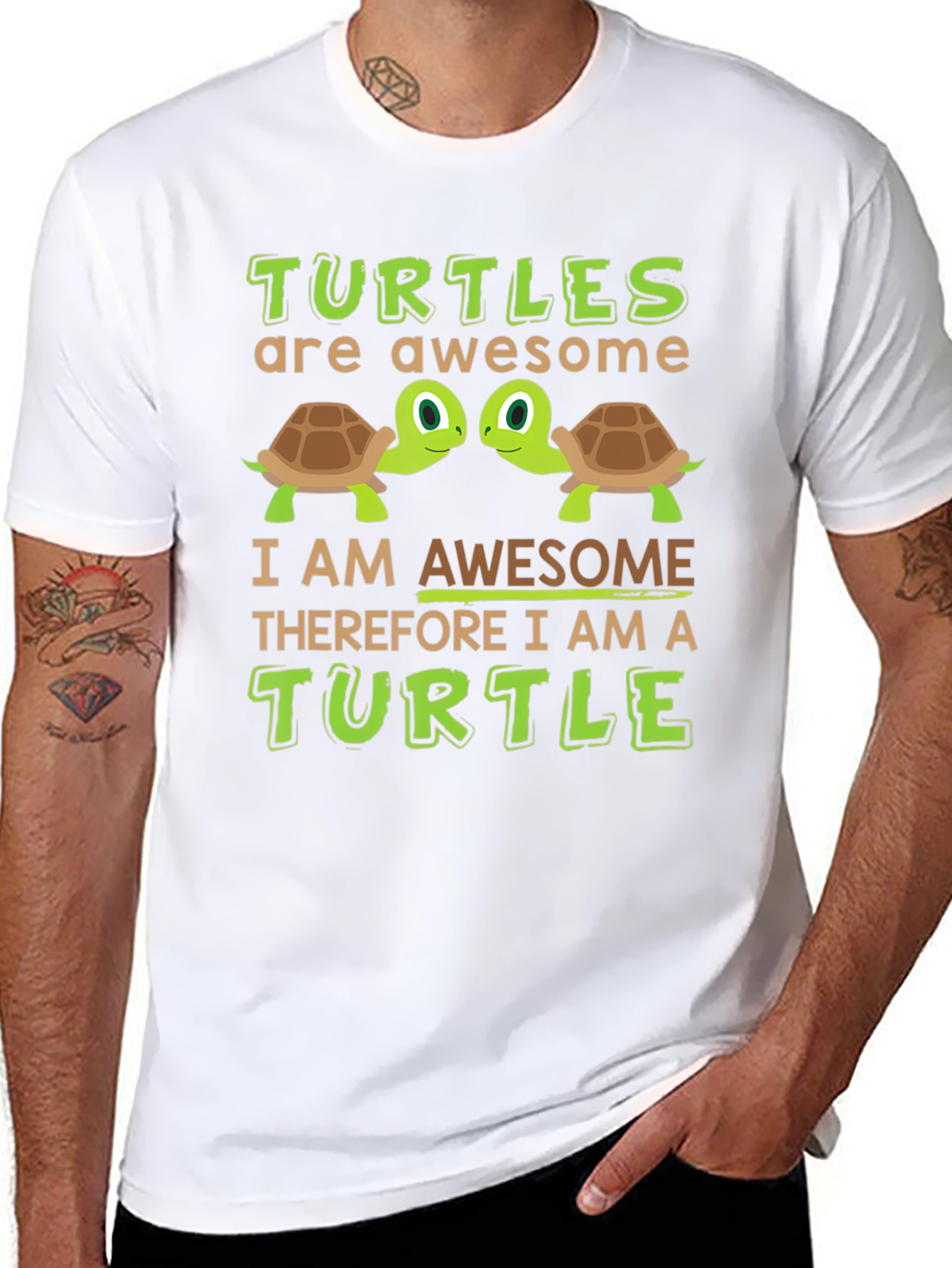 Turtle Lover Graphic Tee - Awesome Turtle T-Shirt