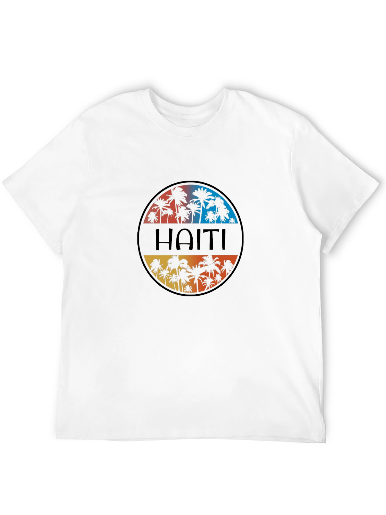 Haiti Palm Tree Graphic T-Shirt